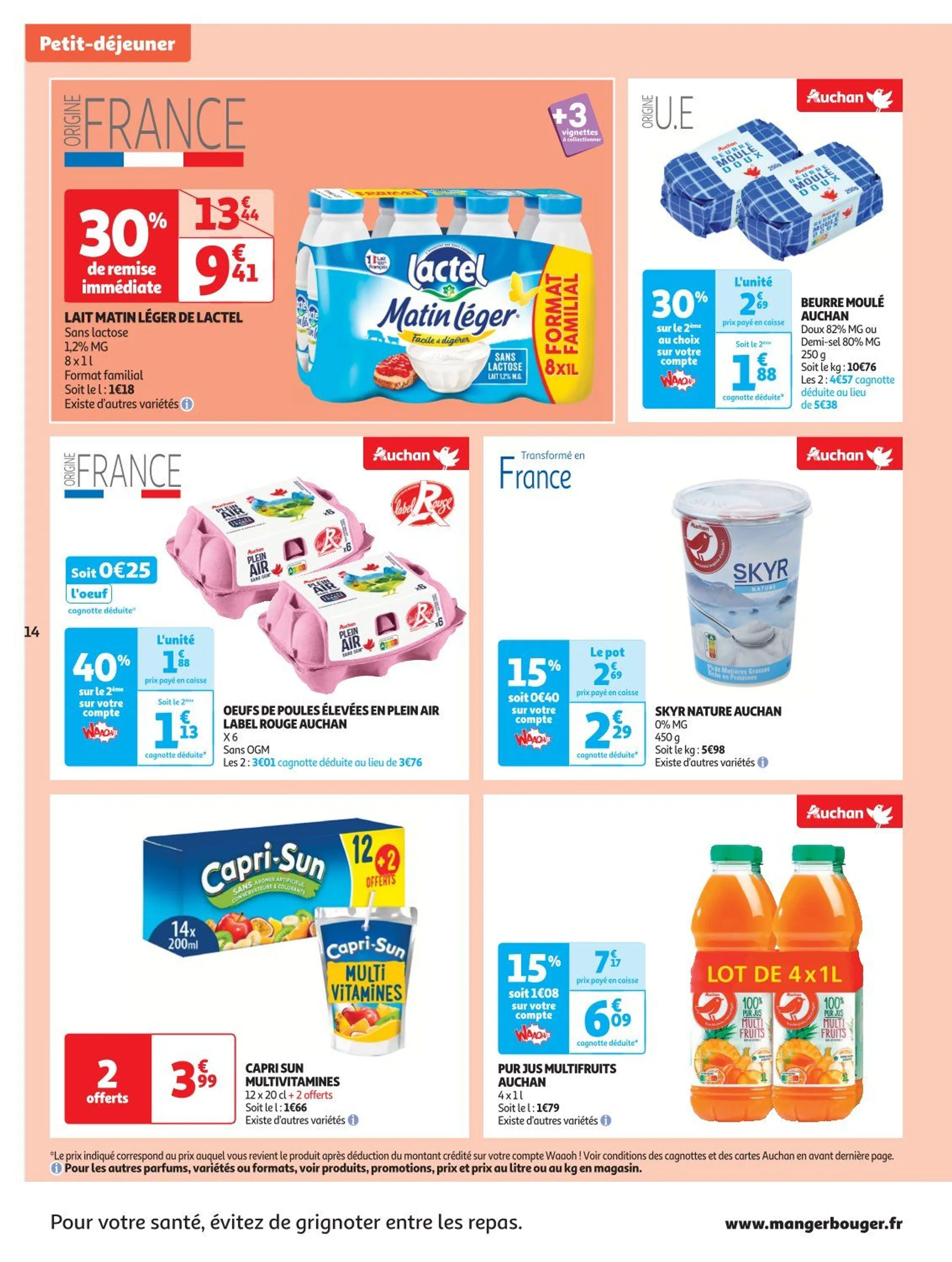 Auchan Offres de brochures du 24 septembre au 6 octobre 2024 - Catalogue page 14