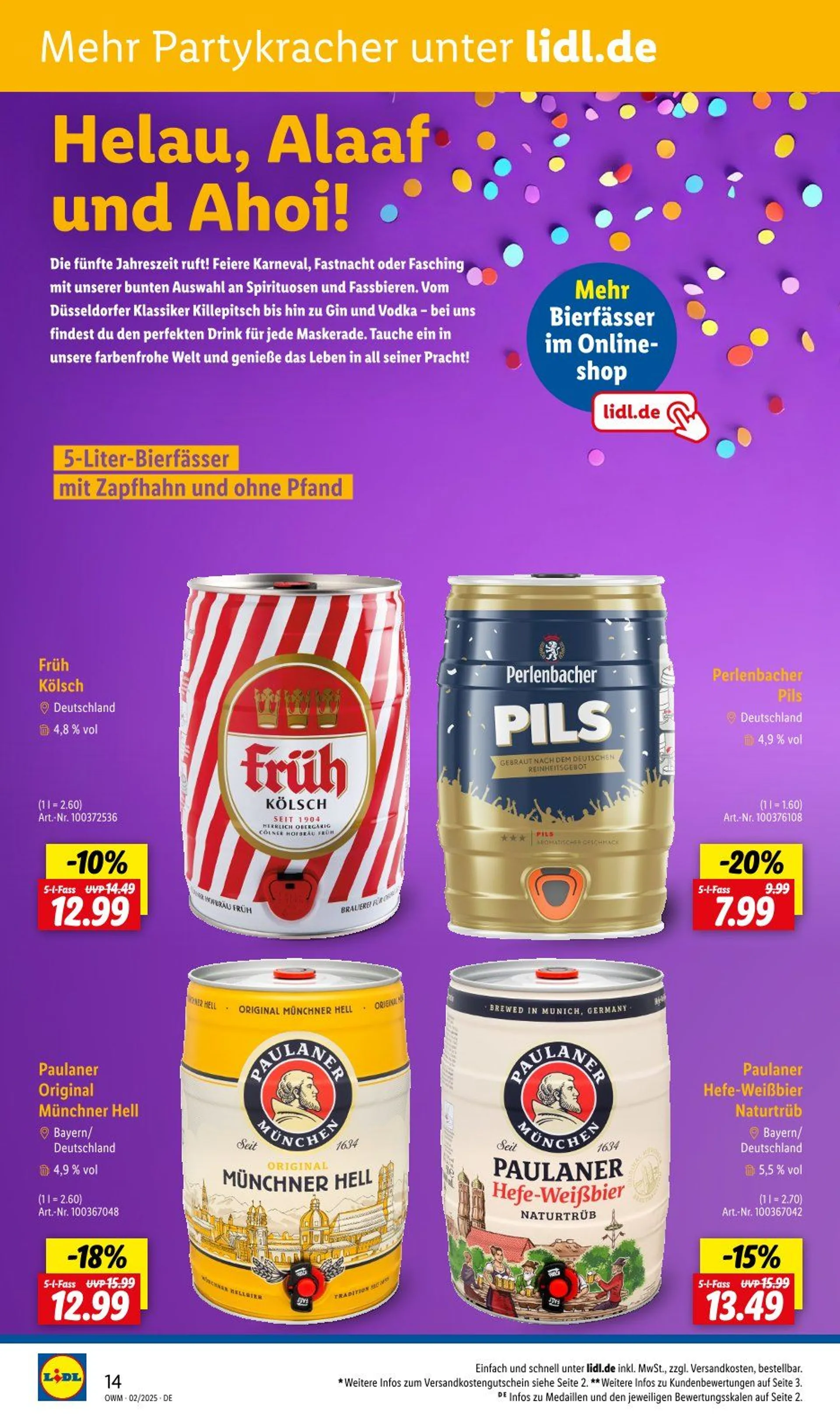 Lidl Prospekt von 3. Februar bis 28. Februar 2025 - Prospekt seite 14