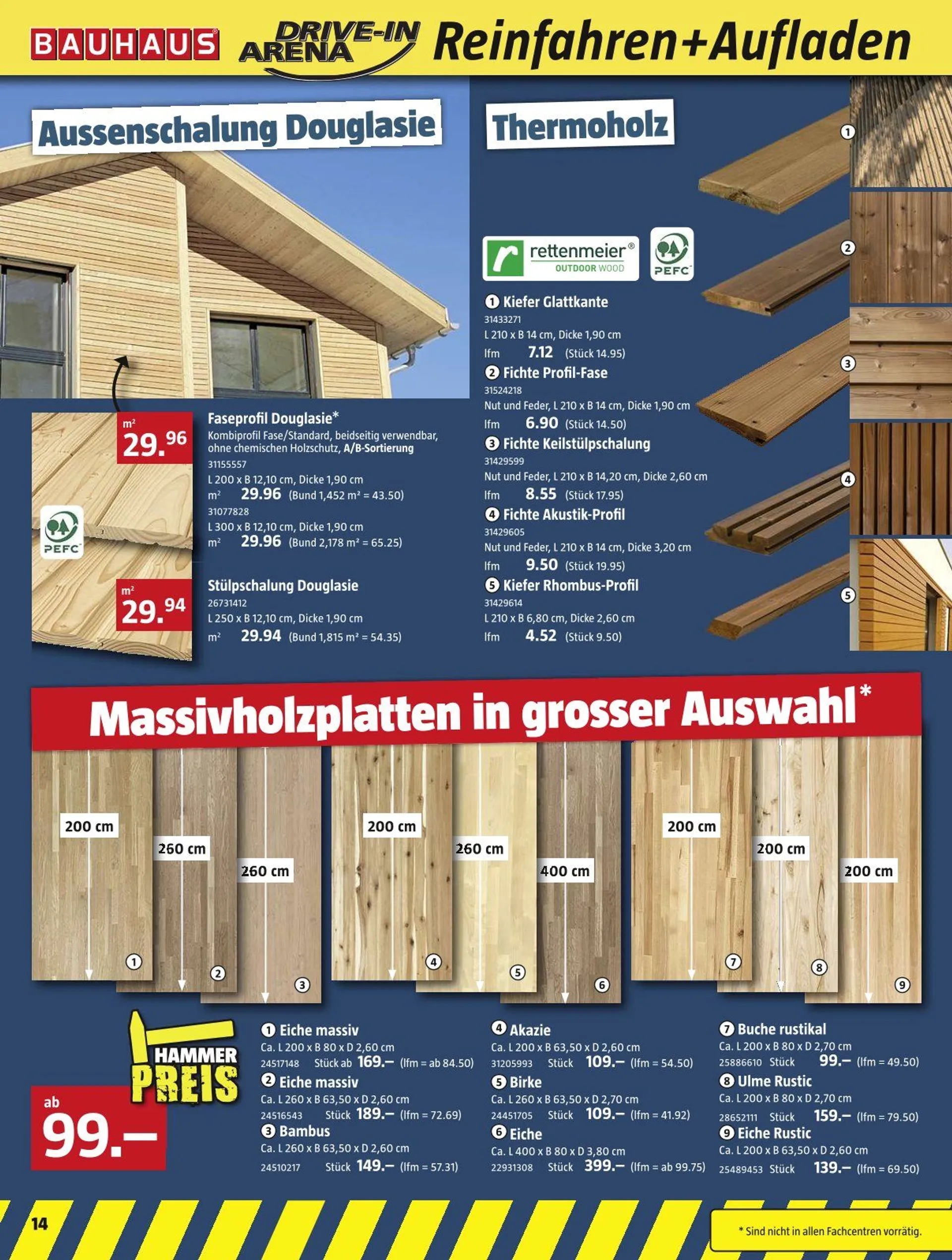 Aktionen im Bauhaus Prospekte von 24. Februar bis 23. März 2025 - Prospekt seite  14