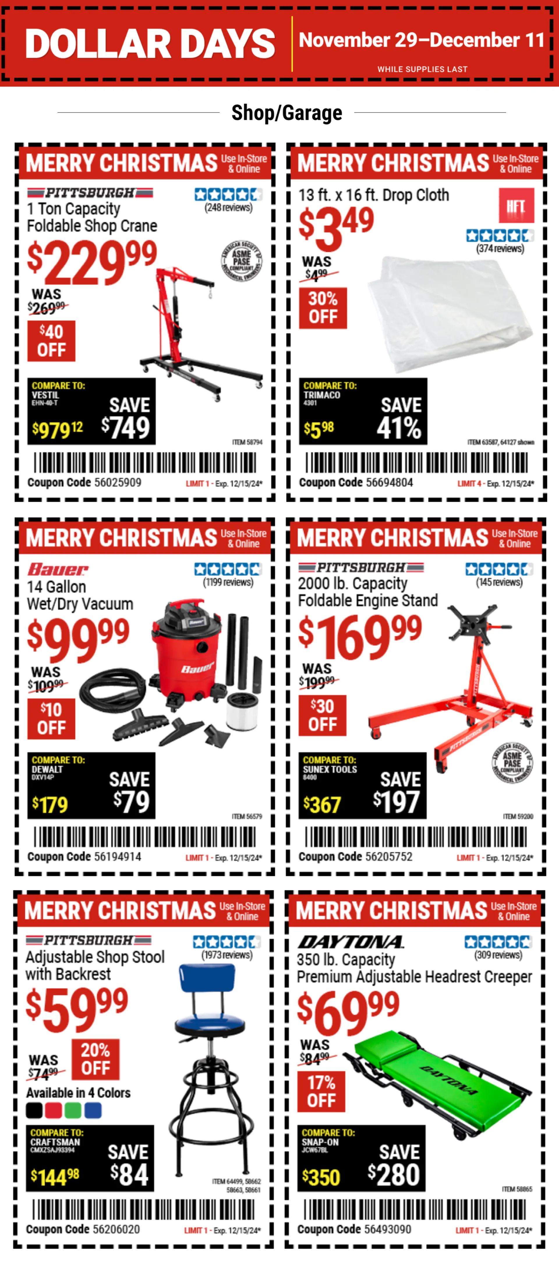 Weekly ad Christmas Coupons from December 9 to December 15 2024 - Page 14