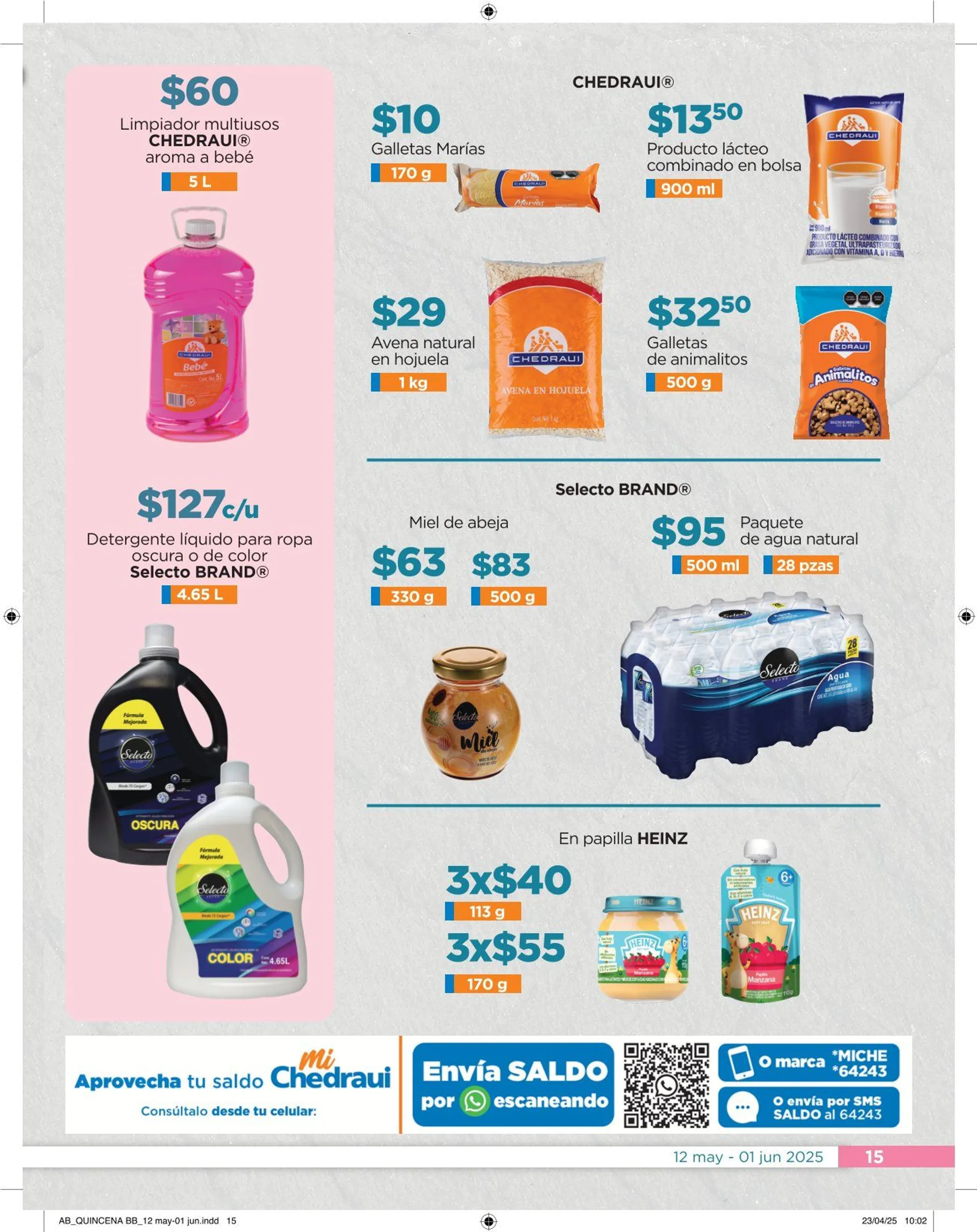 Catálogo de Chedraui Ofertas 13 de mayo al 1 de junio 2025 - Pagina 15
