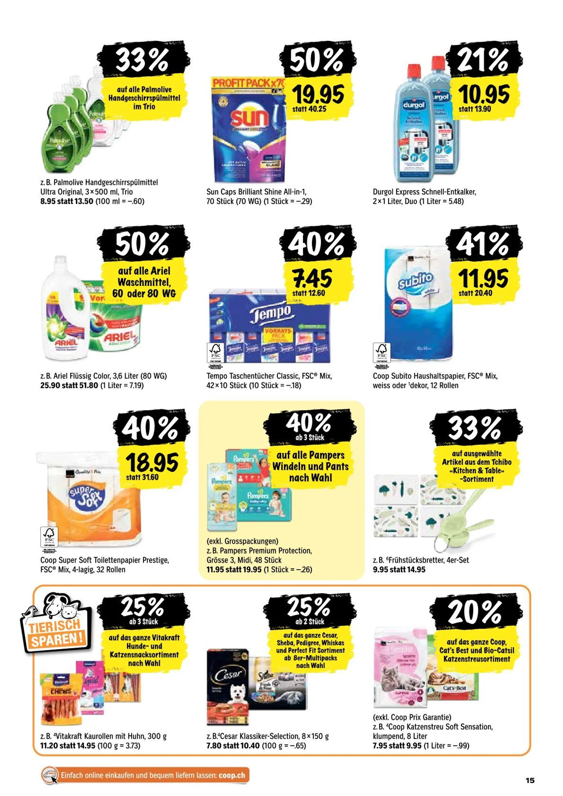 Coop Katalog von 20. Februar bis 26. Februar 2025 - Prospekt seite  15