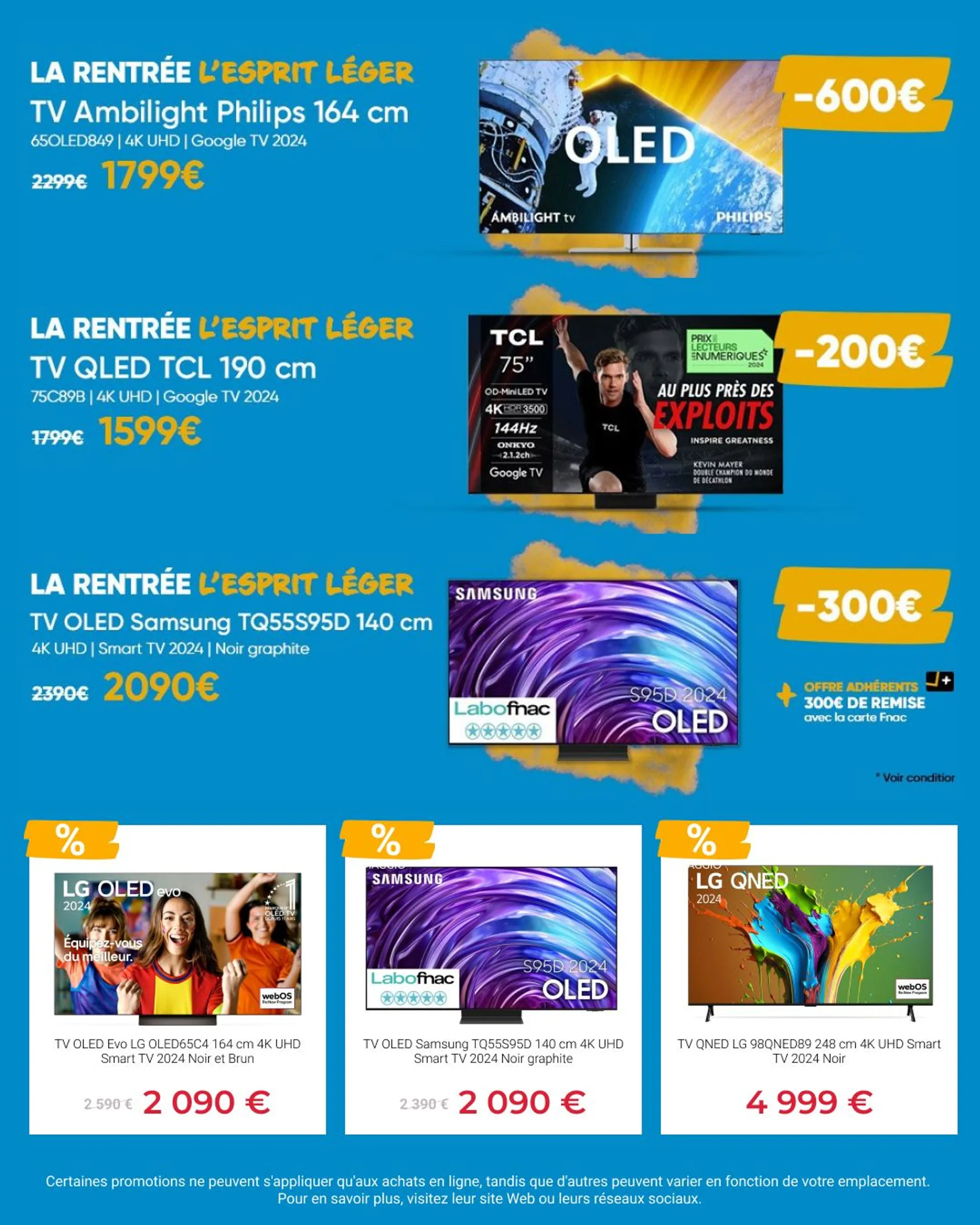 Promos de Fnac du 11 septembre au 25 septembre 2024 - Catalogue page 14