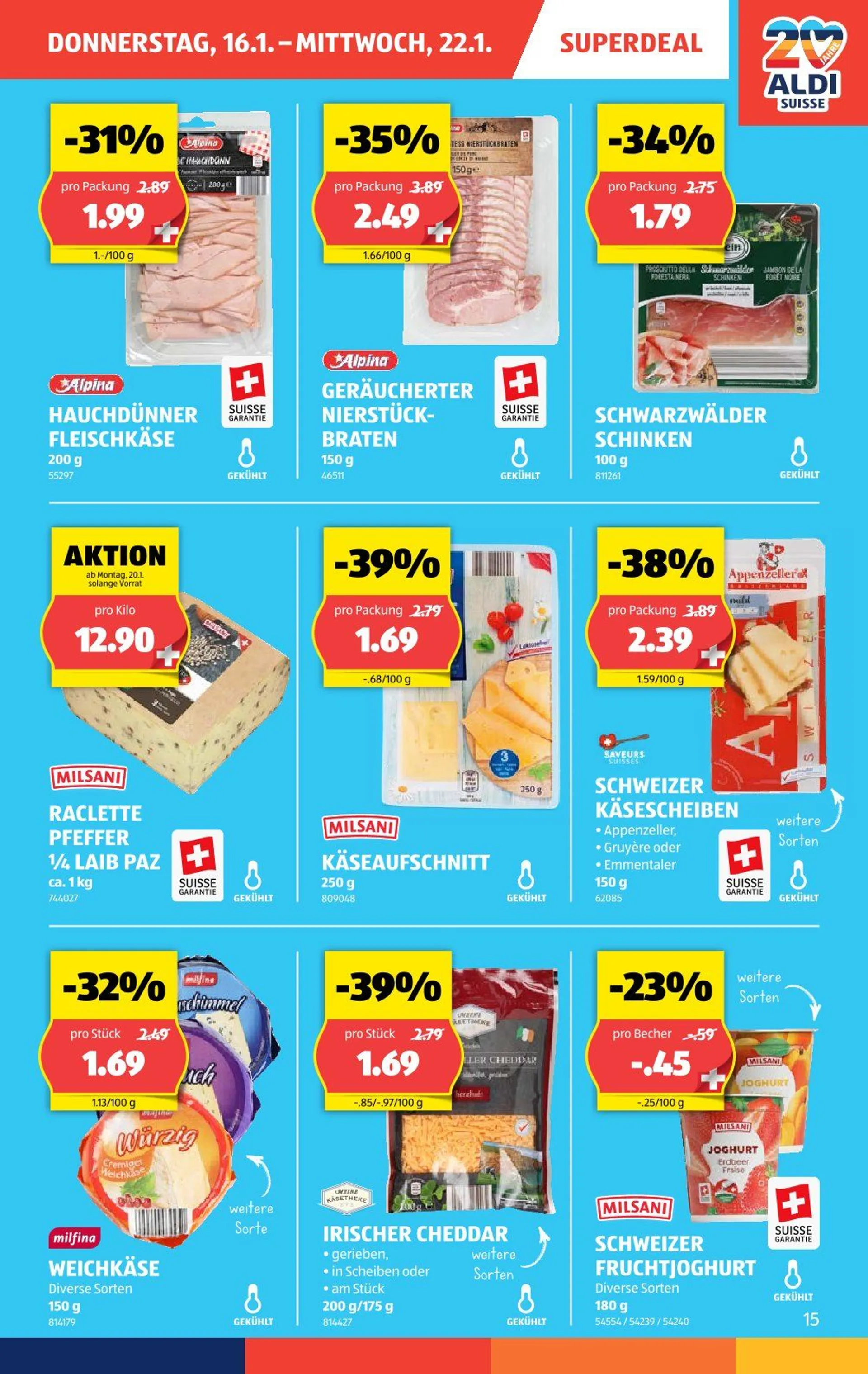 Aldi Prospekte von 16. Januar bis 22. Januar 2025 - Prospekt seite  15