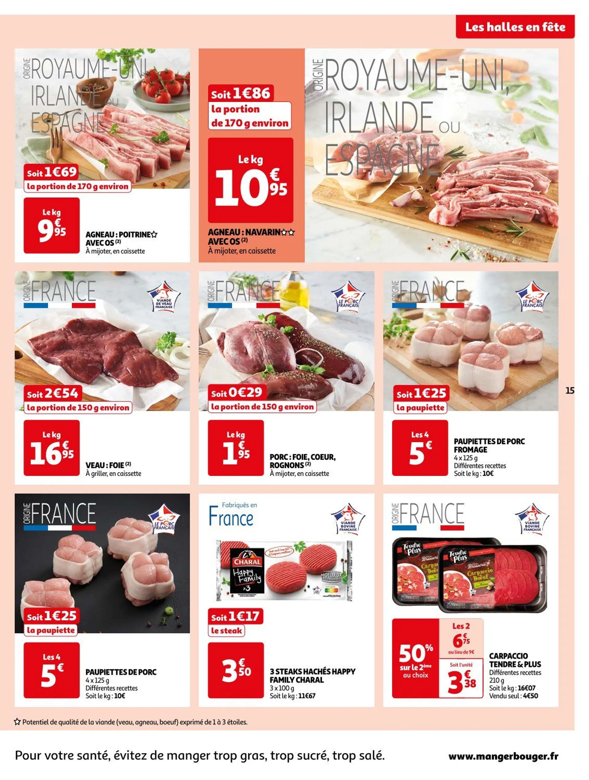 Auchan Offres de brochures du 1 octobre au 6 octobre 2024 - Catalogue page 15