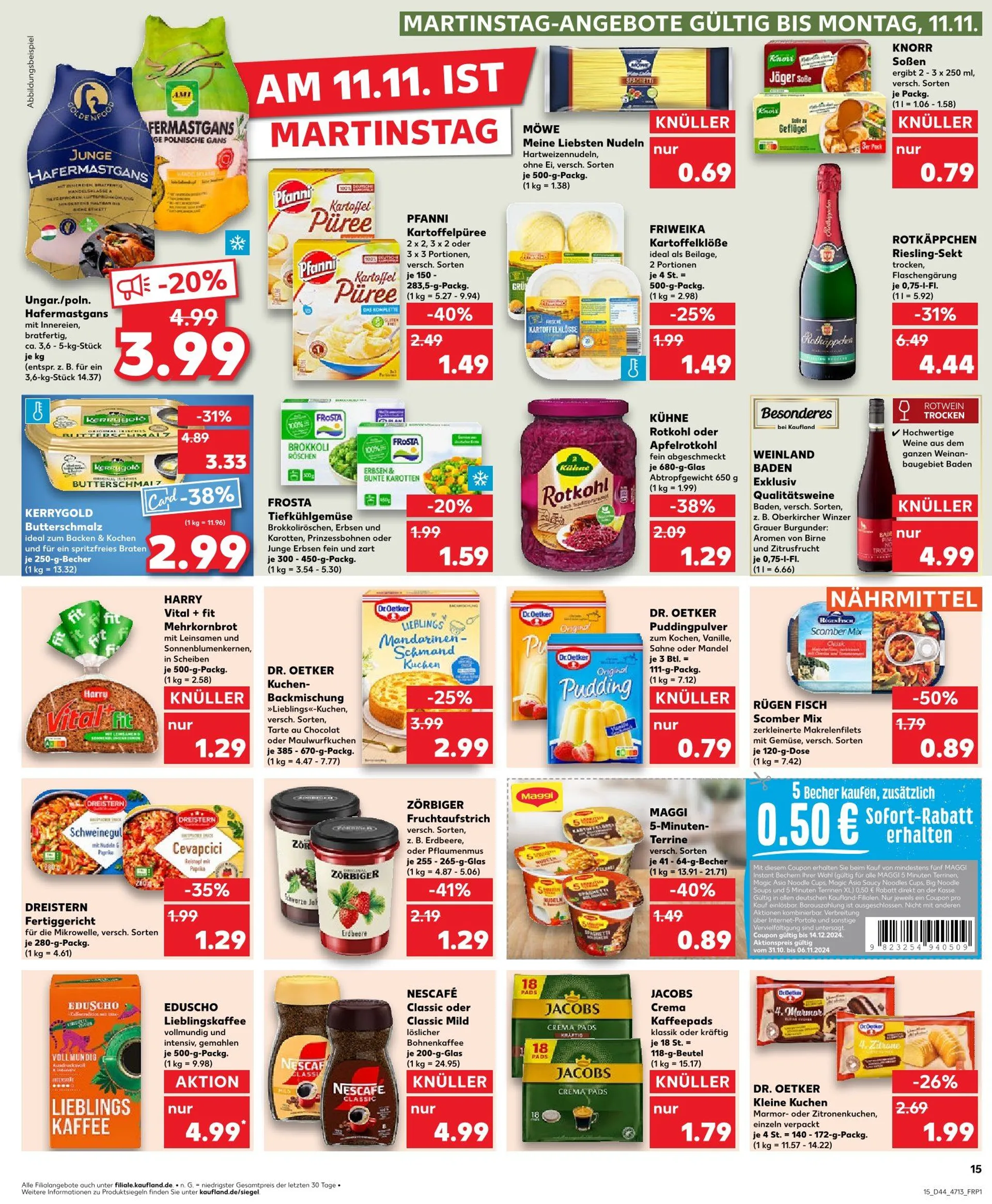 Kaufland Prospekt von 1. November bis 6. November 2024 - Prospekt seite 15