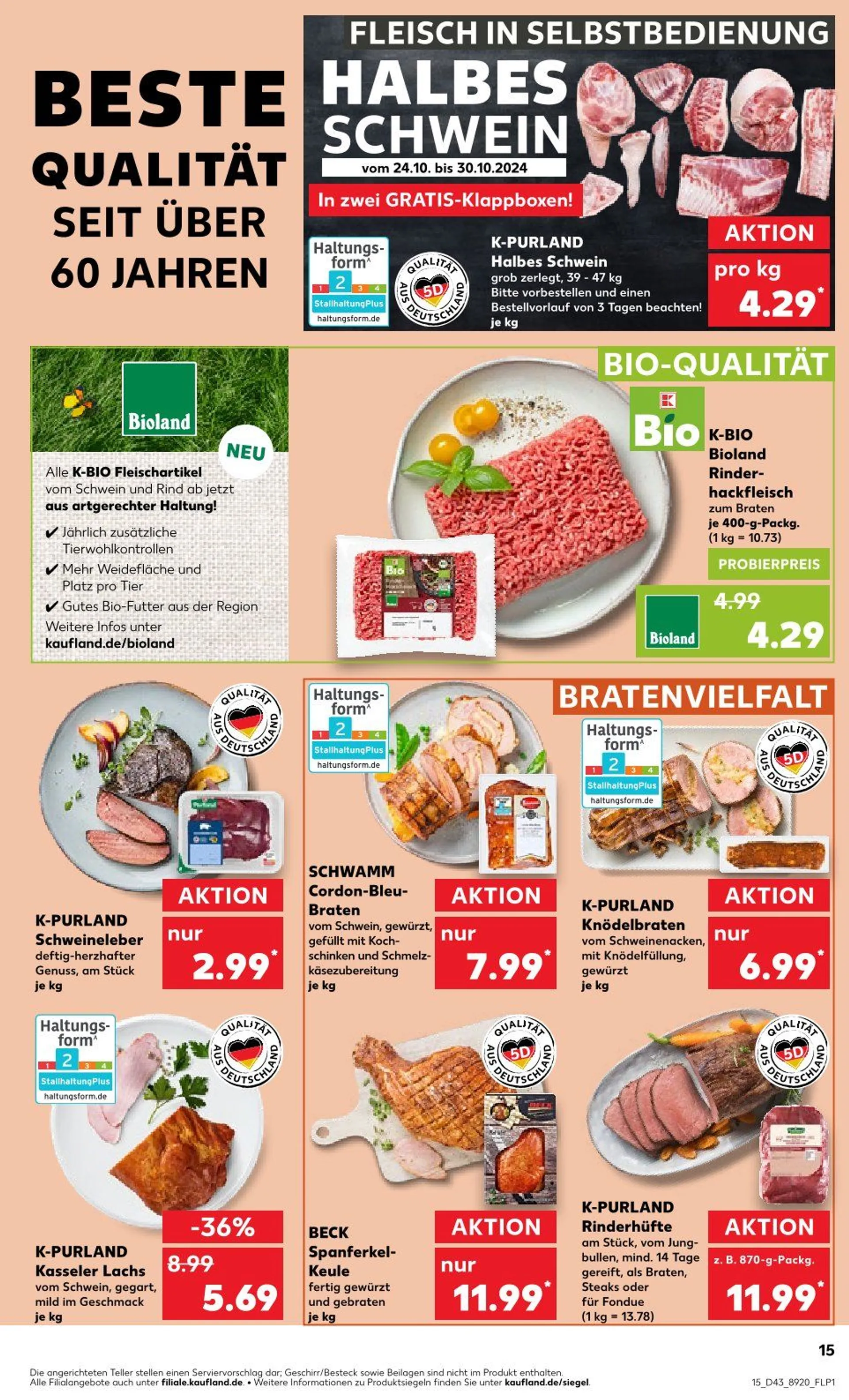 Kaufland Prospekt von 24. Oktober bis 30. Oktober 2024 - Prospekt seite 15