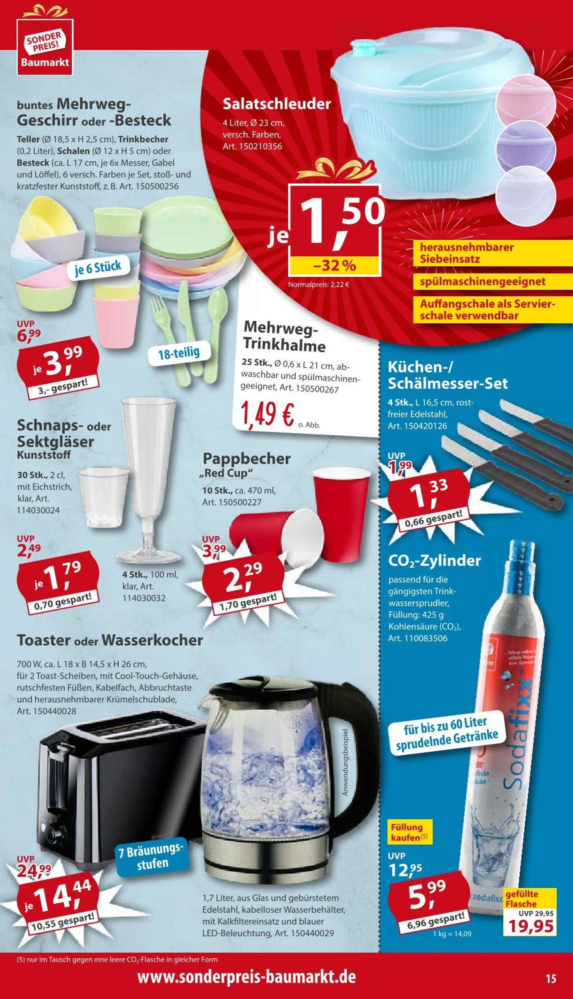 Sonderpreis-Baumarkt Prospekt von 26. April bis 2. Mai 2025 - Prospekt seite 15