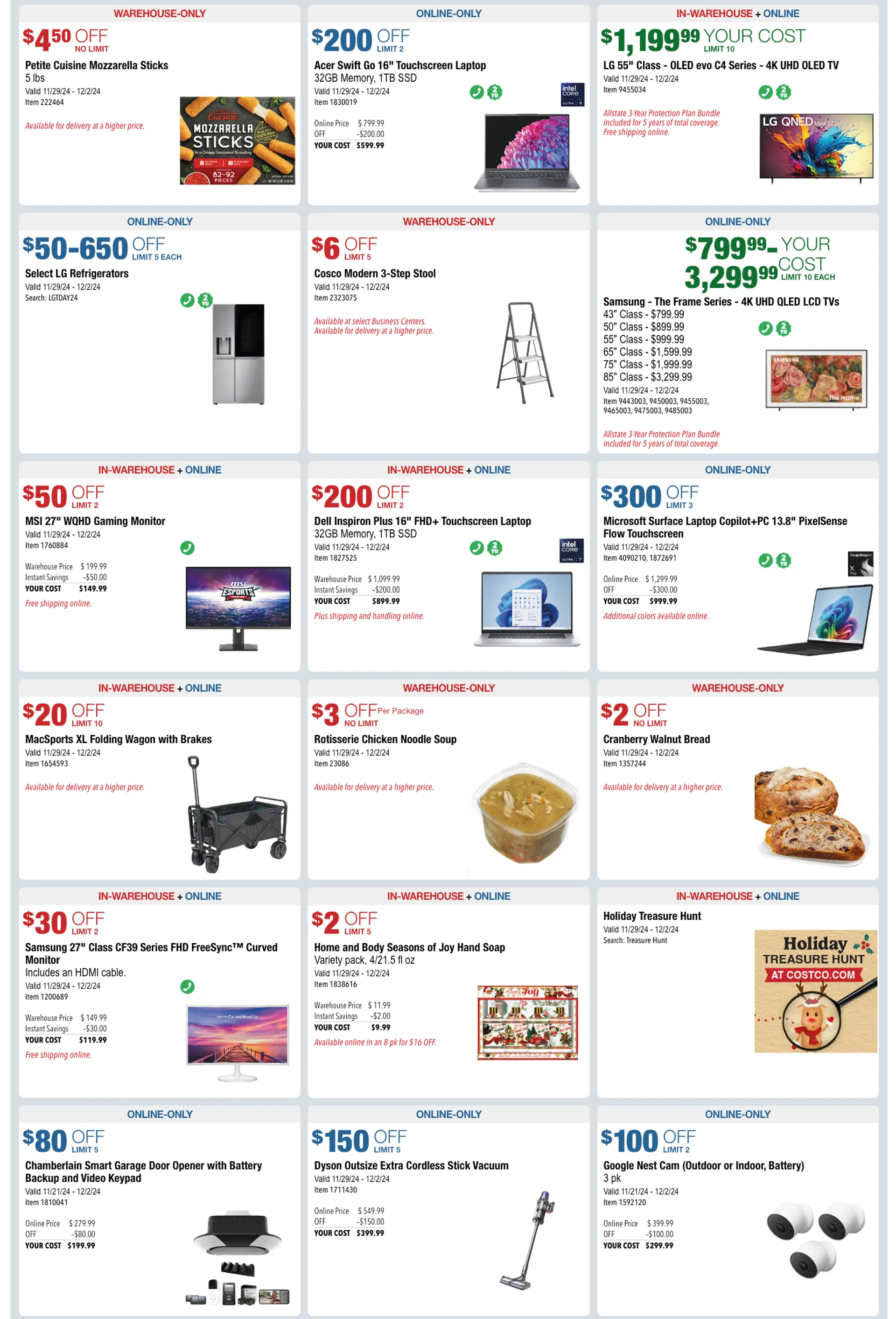 Weekly ad Costco Holiday Savings from November 1 to December 2 2024 - Page 14