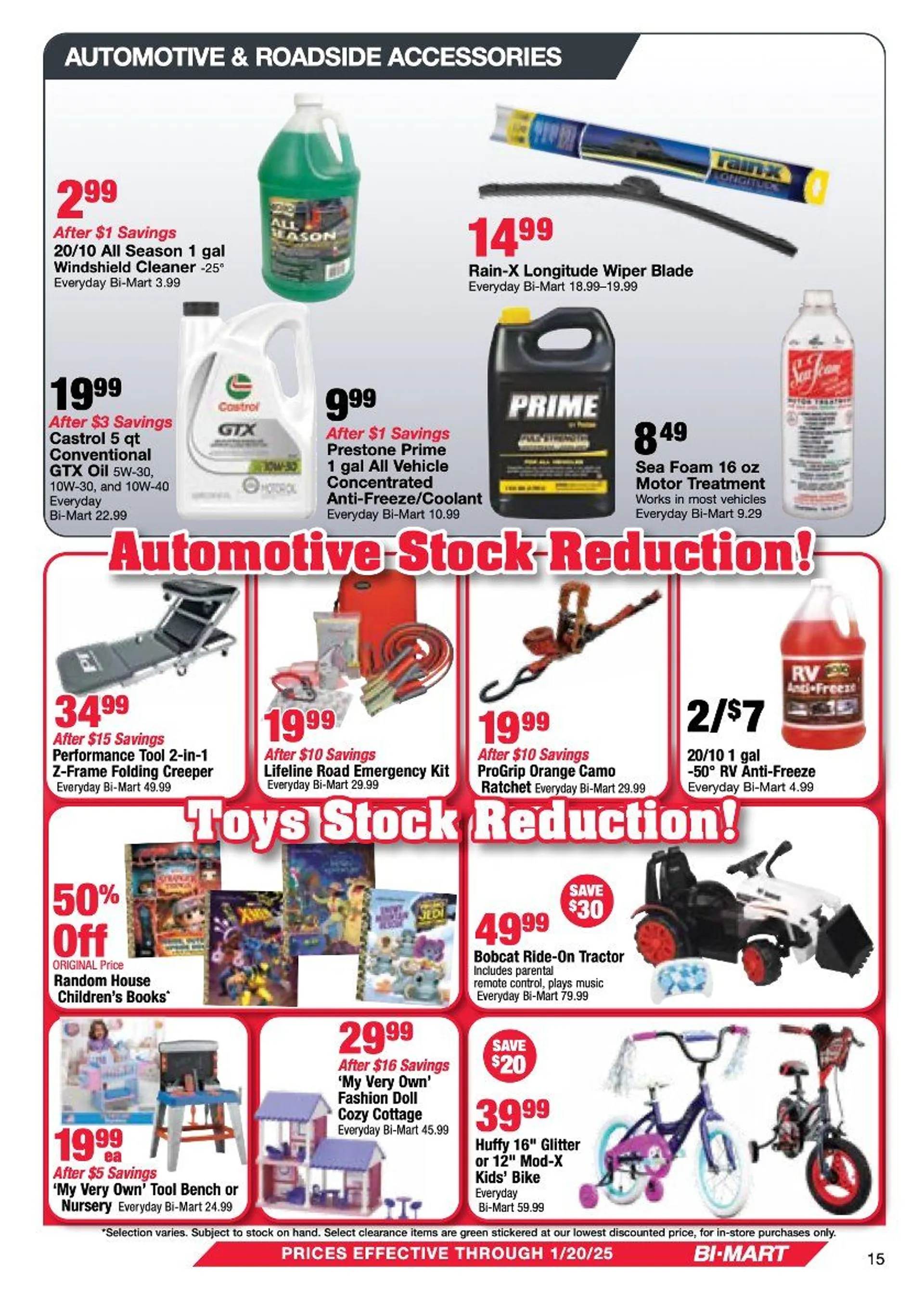 Weekly ad Bi-Mart Sles from December 31 to January 20 2025 - Page 15