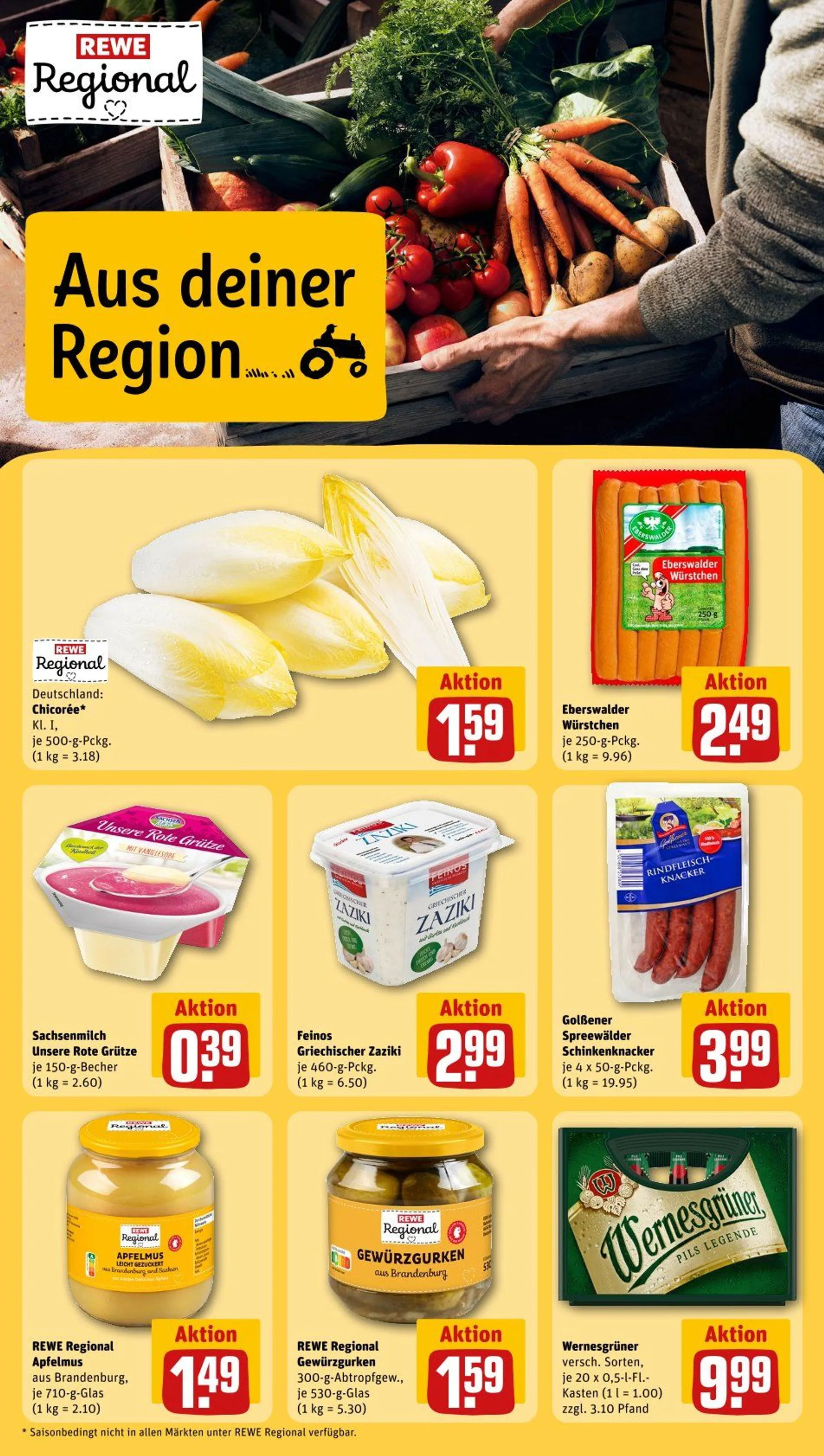 REWE Propsekt von 17. Juni bis 22. Juni 2025 - Prospekt seite 23