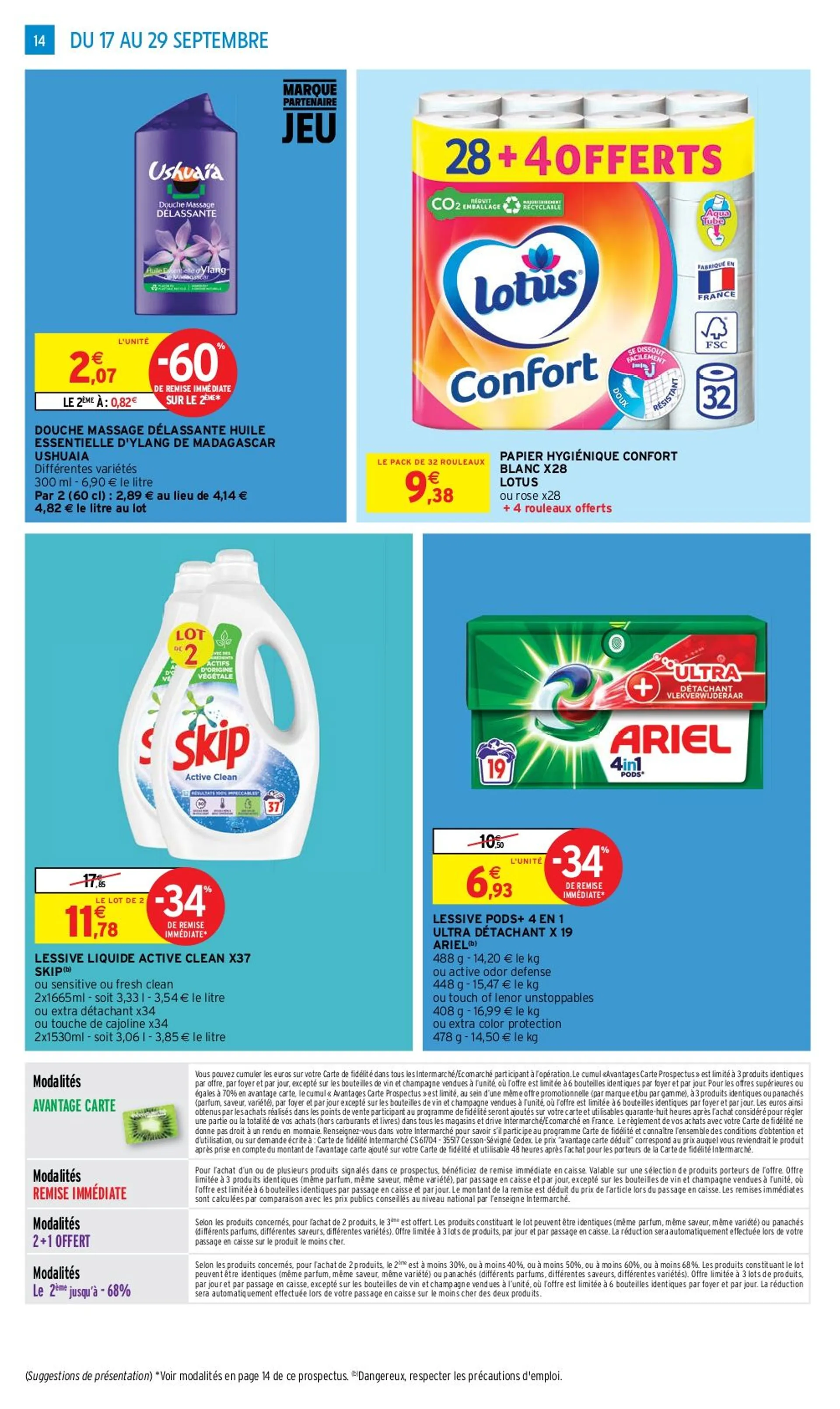 Intermarché Offres de catalogue du 17 septembre au 29 septembre 2024 - Catalogue page 14