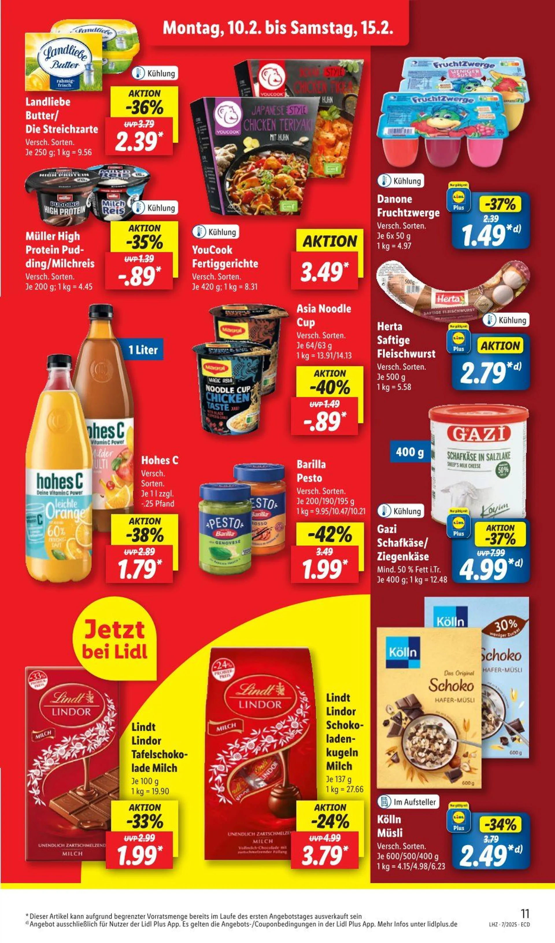Lidl Prospekt von 10. Februar bis 15. Februar 2025 - Prospekt seite 15