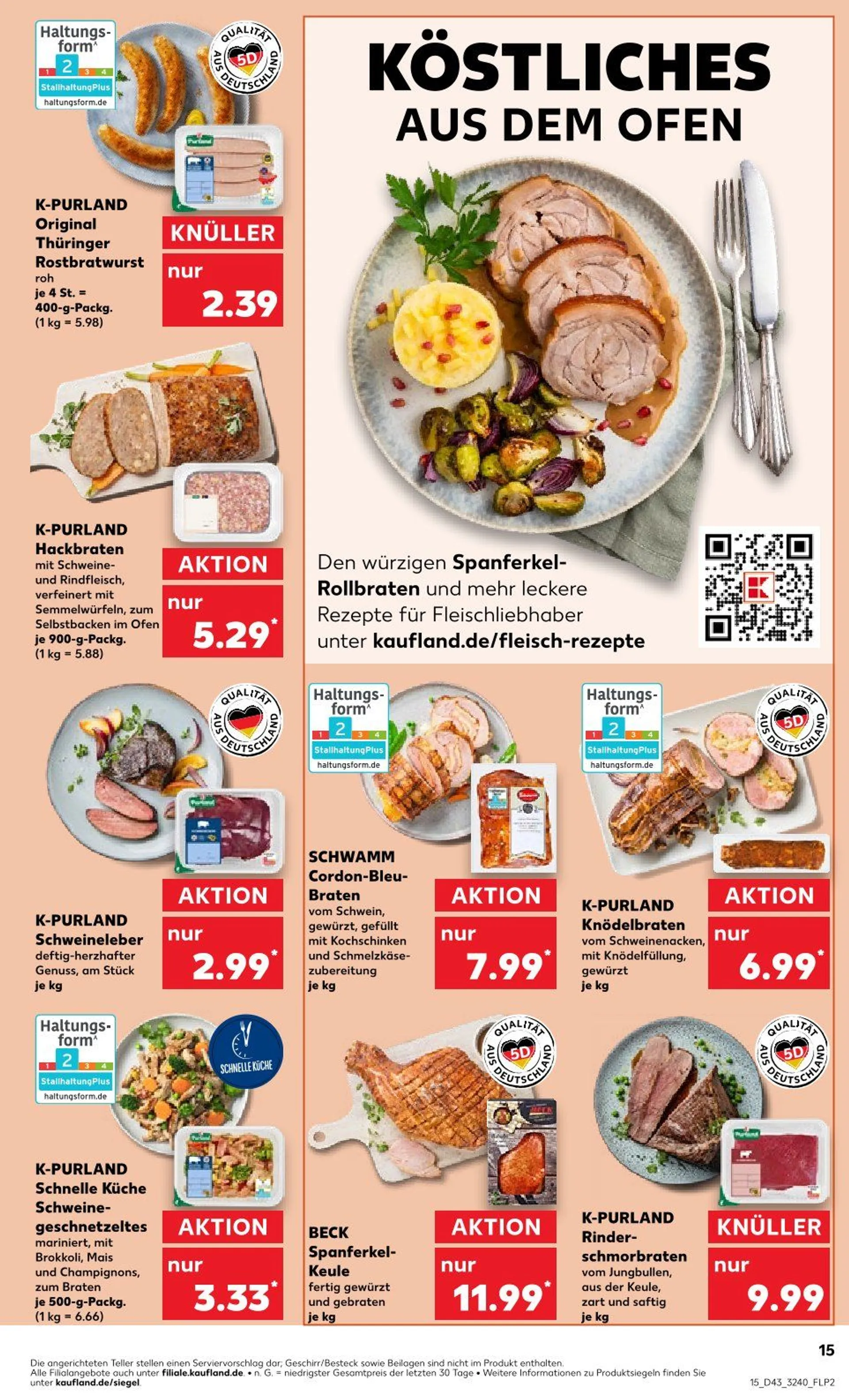 Kaufland Prospekts von 24. Oktober bis 30. Oktober 2024 - Prospekt seite 15