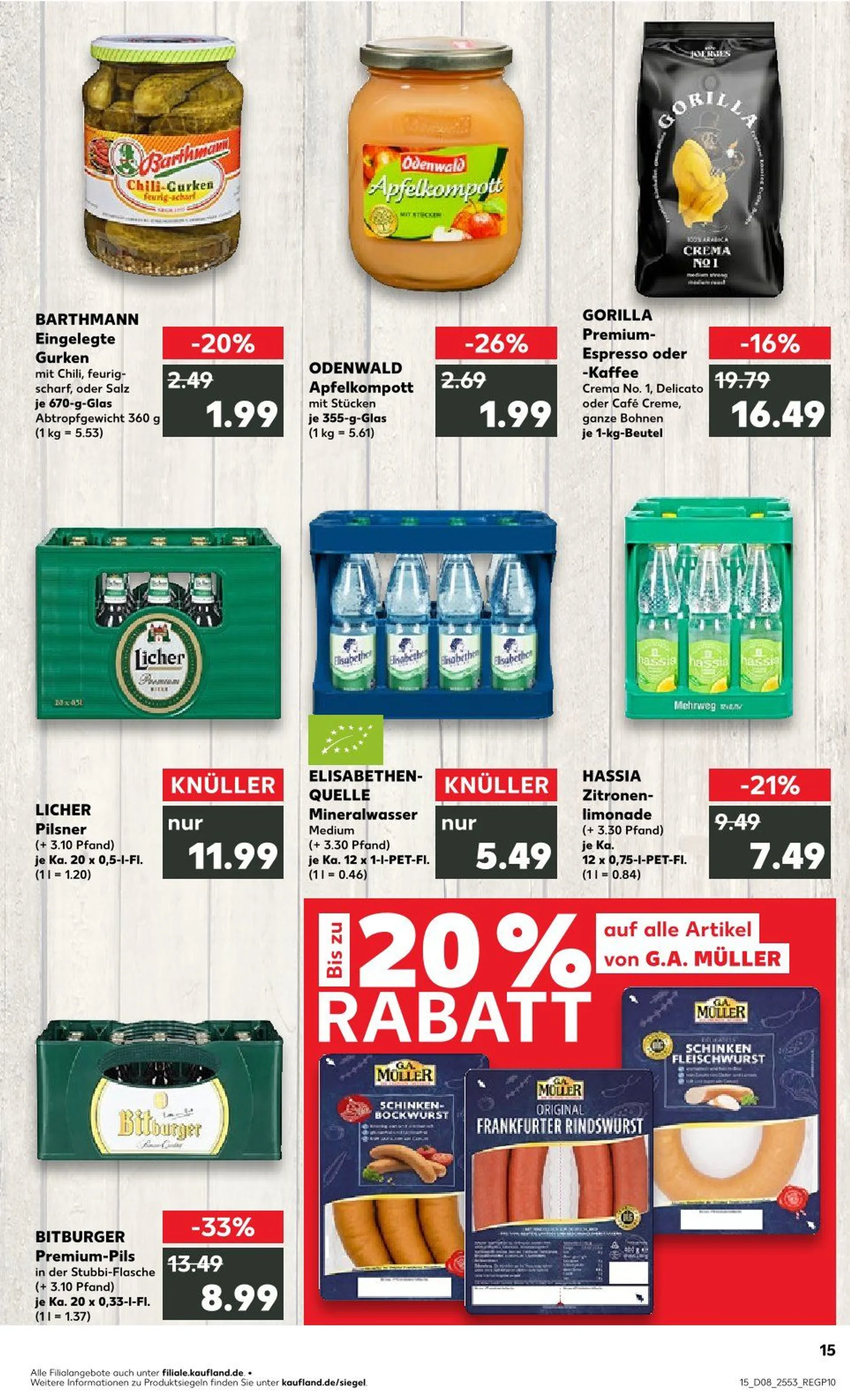 Kaufland Prospekt von 20. Februar bis 26. Februar 2025 - Prospekt seite 15