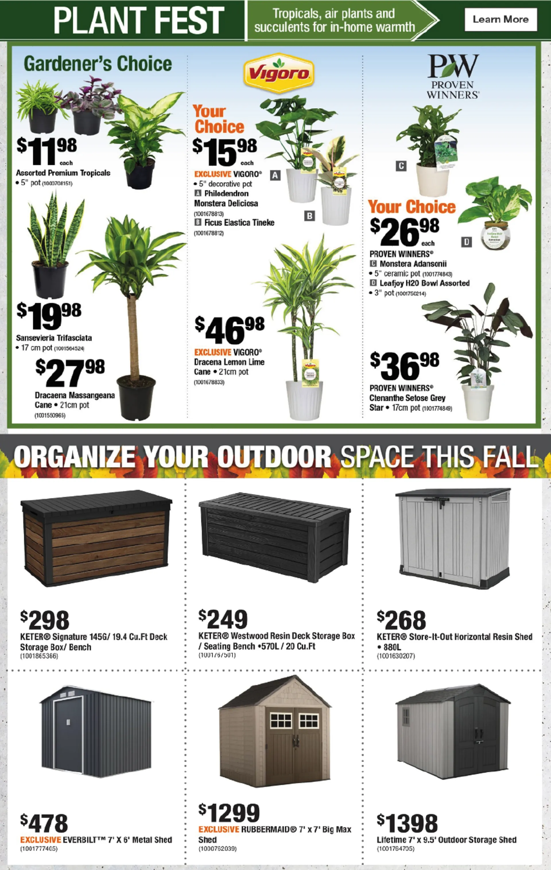 The Home Depot Clearance Sale from August 22 to August 28 2024 - flyer page 14