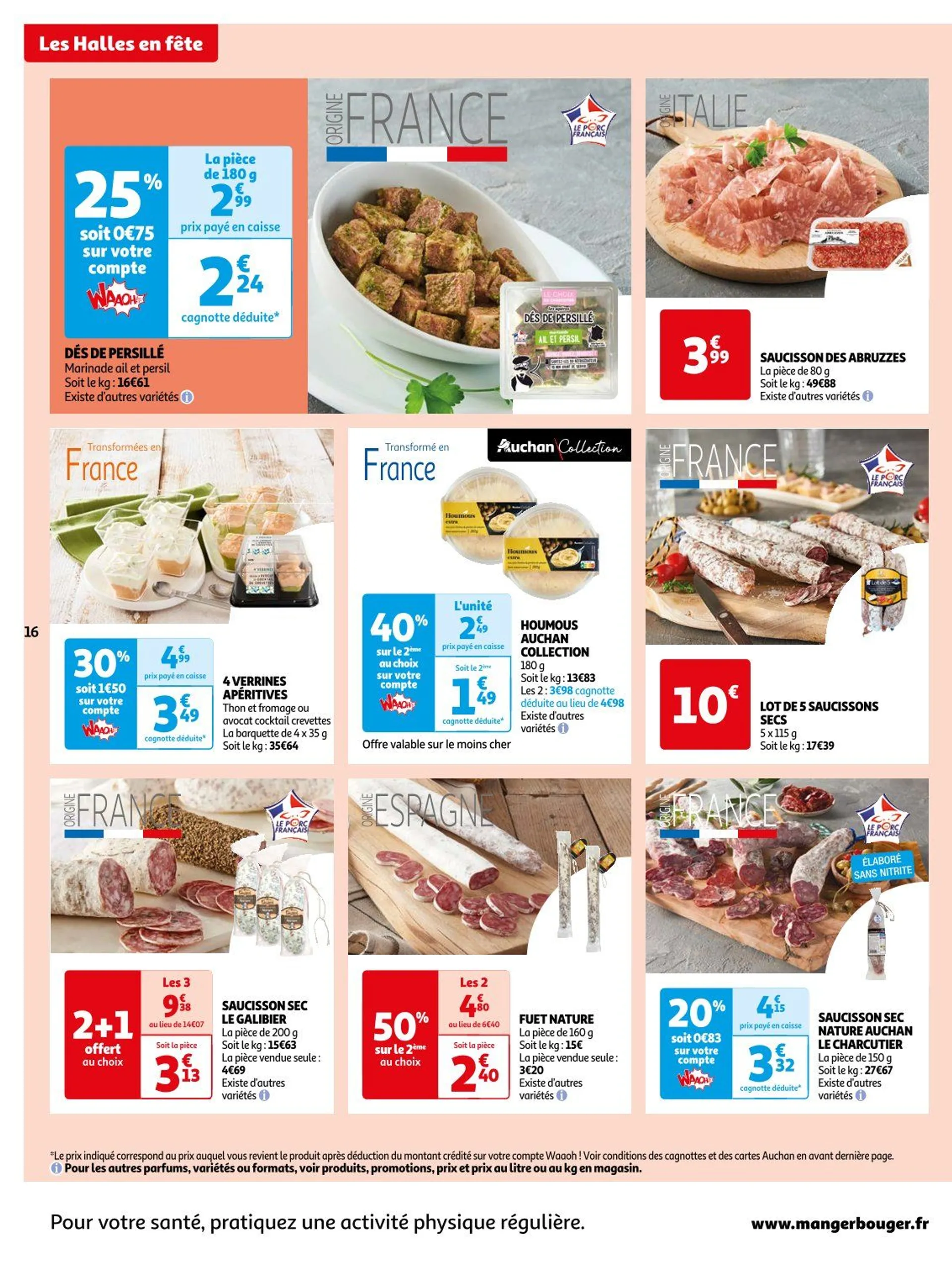 Auchan Offres de brochures du 1 octobre au 6 octobre 2024 - Catalogue page 16