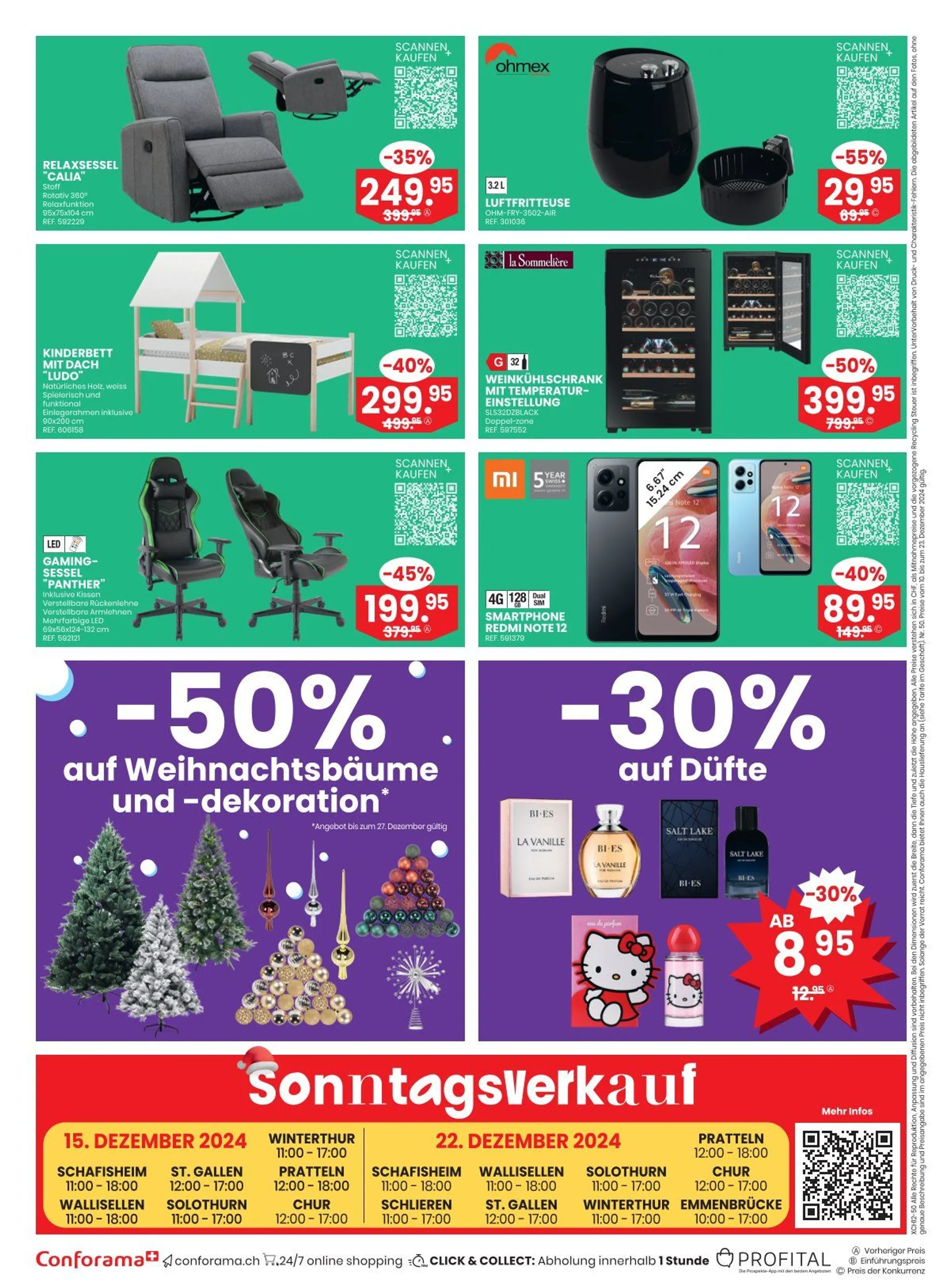 Conforama Prospekt von 19. Dezember bis 30. Dezember 2024 - Prospekt seite  16
