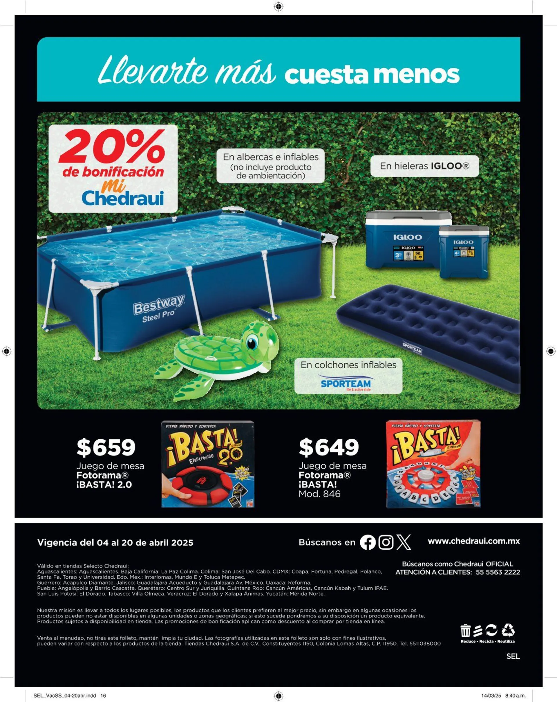 Catálogo de Chedraui Ofertas 8 de abril al 20 de abril 2025 - Pagina 16