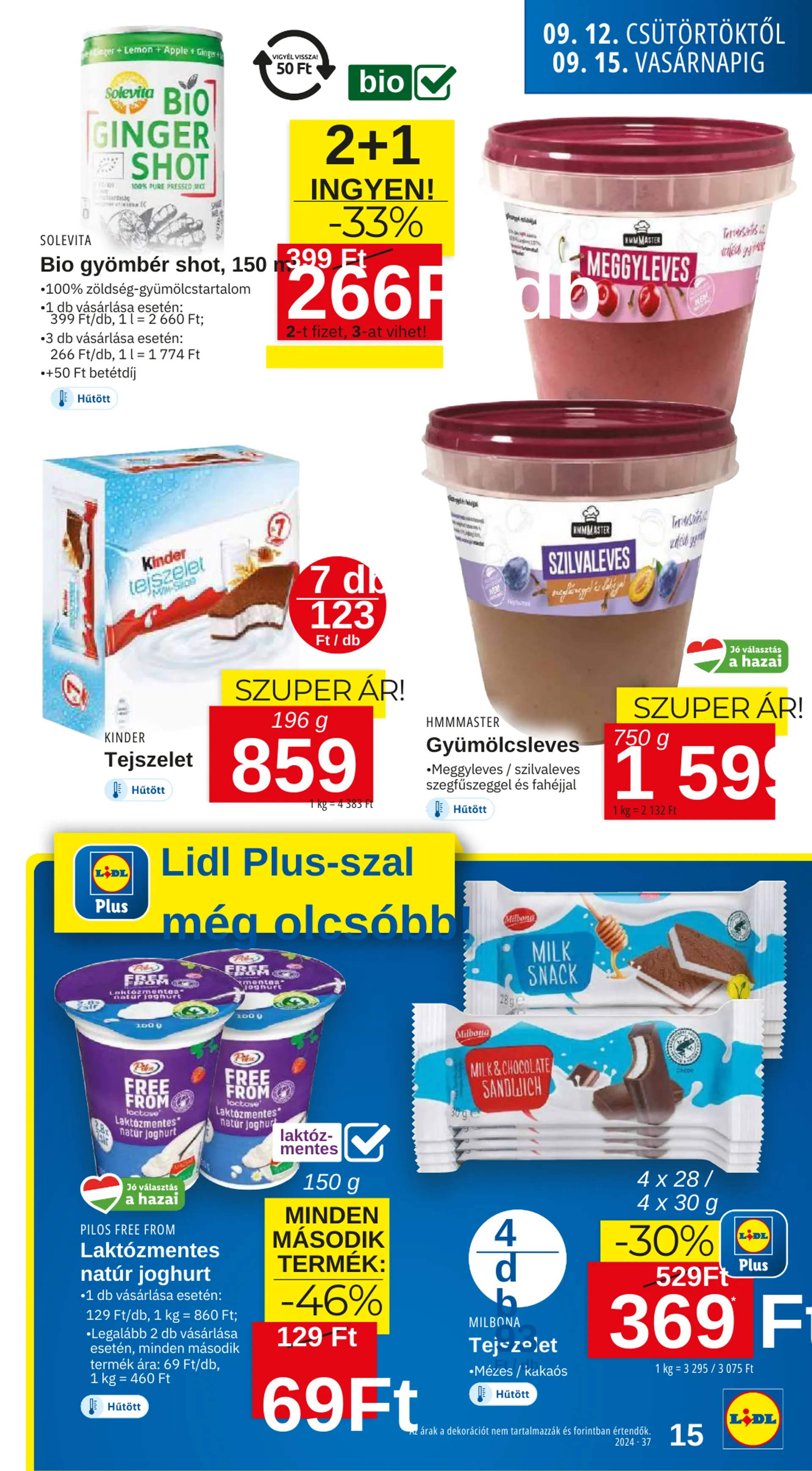 Katalógus Lidl Ajánlatok szeptember 12.-tól szeptember 18.-ig 2024. - Oldal 15