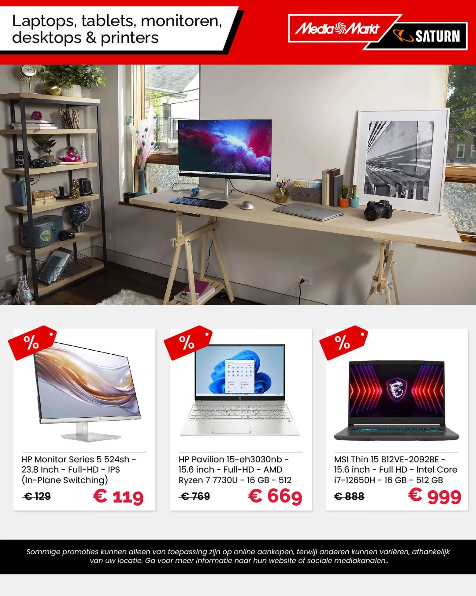 Speciale promoties van MediaMarkt van 8 oktober tot 22 oktober 2024 - folder pagina 15