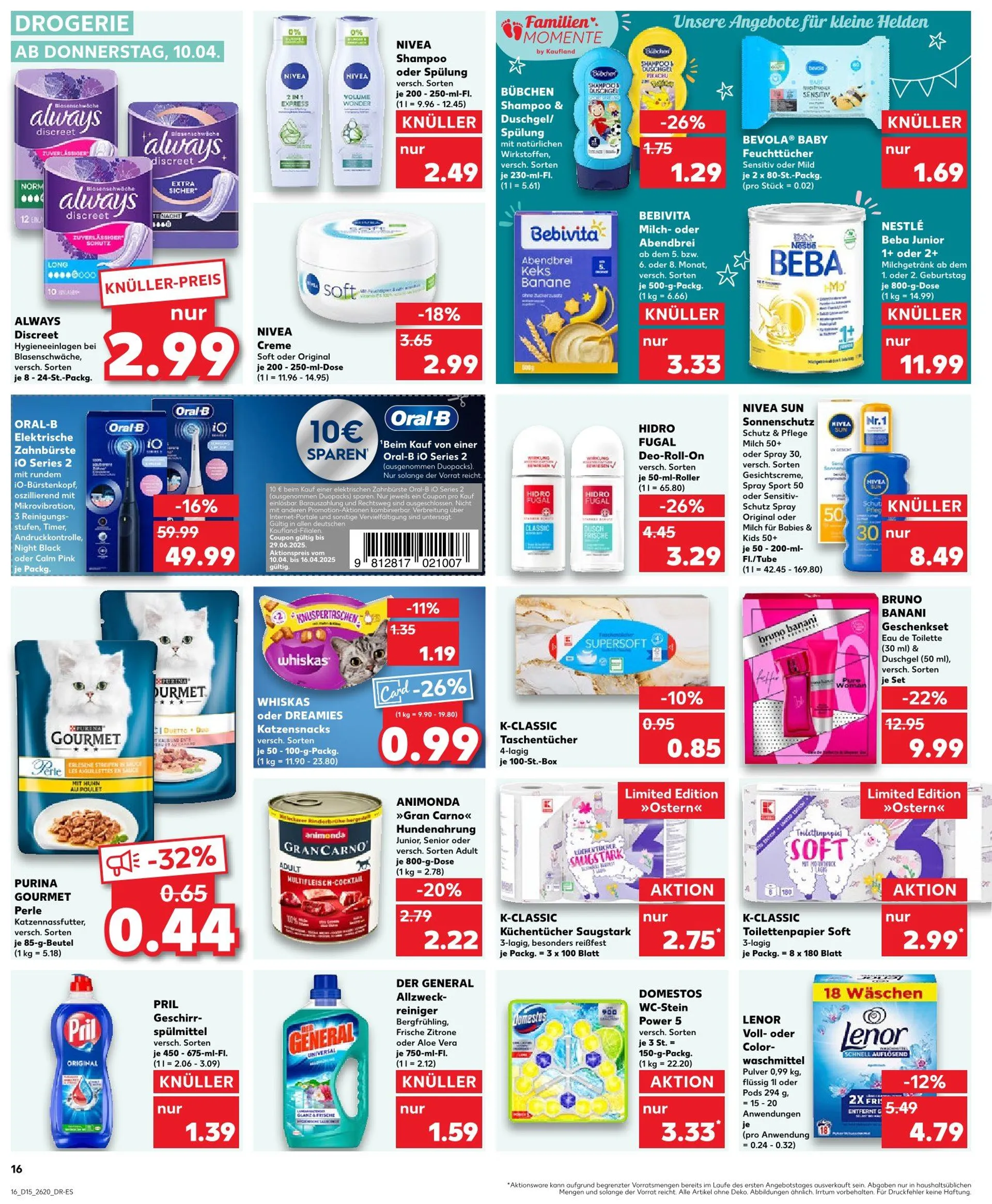 Kaufland Prospekt von 10. April bis 16. April 2025 - Prospekt seite 18