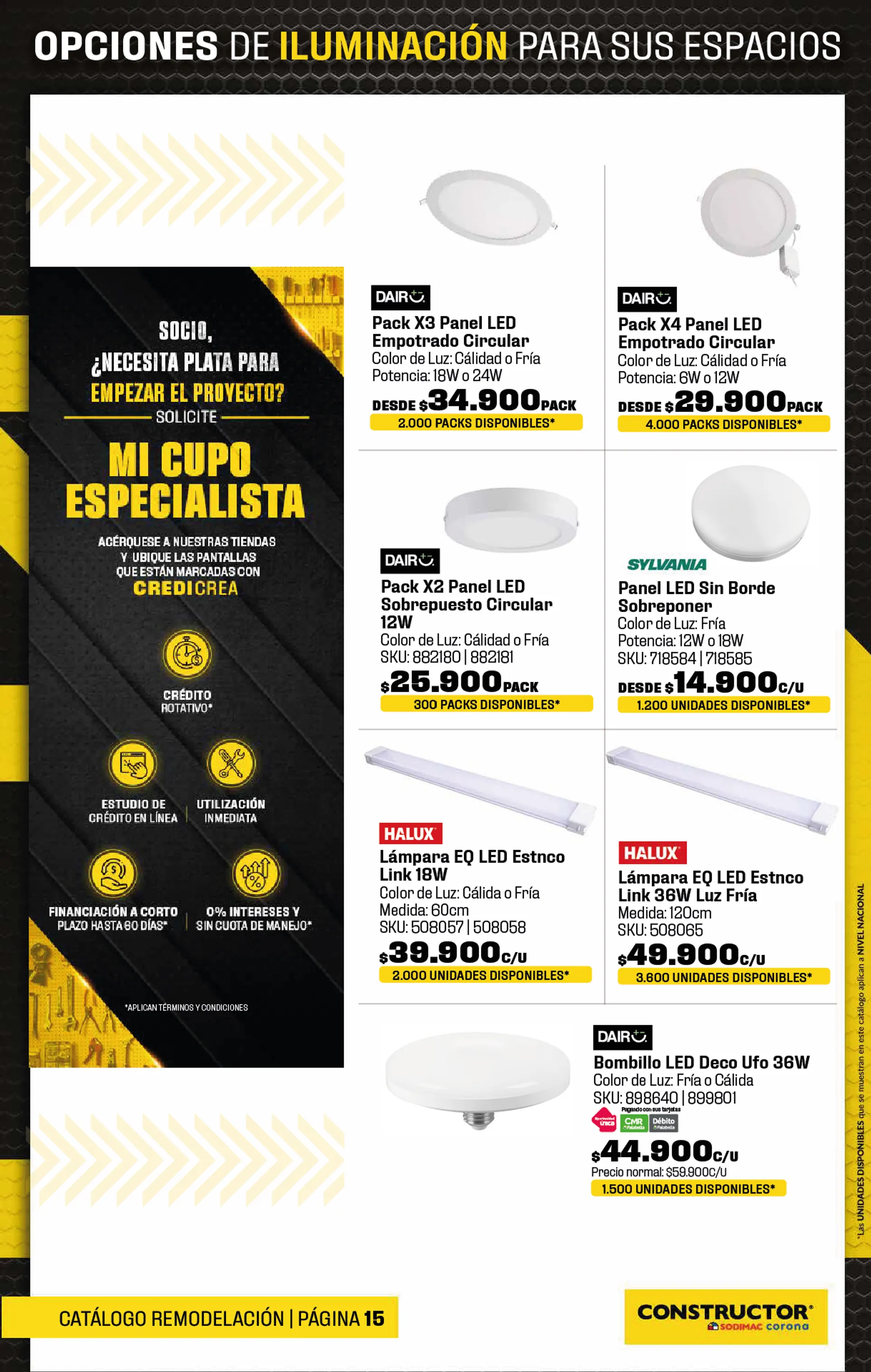 Catalogo de Grandes ofertas Construcción 20 de septiembre al 15 de octubre 2024 - Pag 15