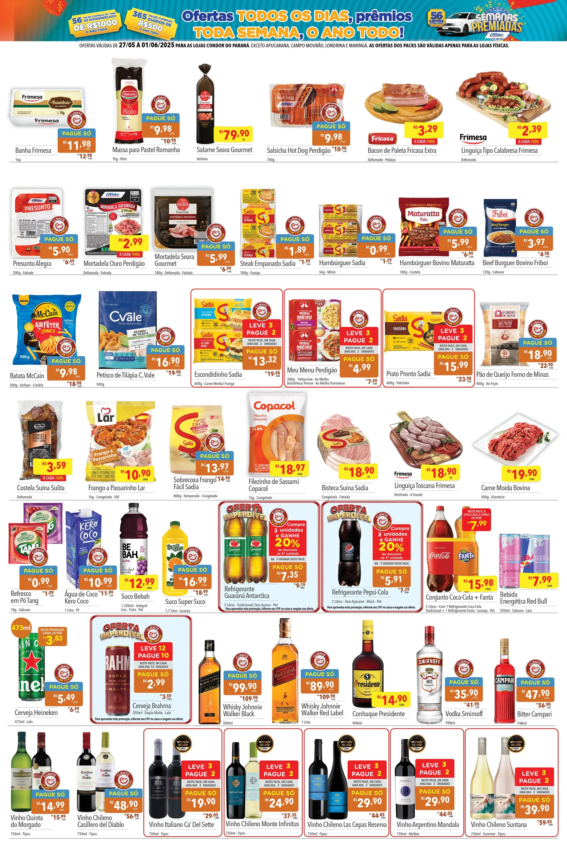 Encarte de Catálogo Supermercados Condor 27 de maio até 1 de junho 2025 - Pagina 2