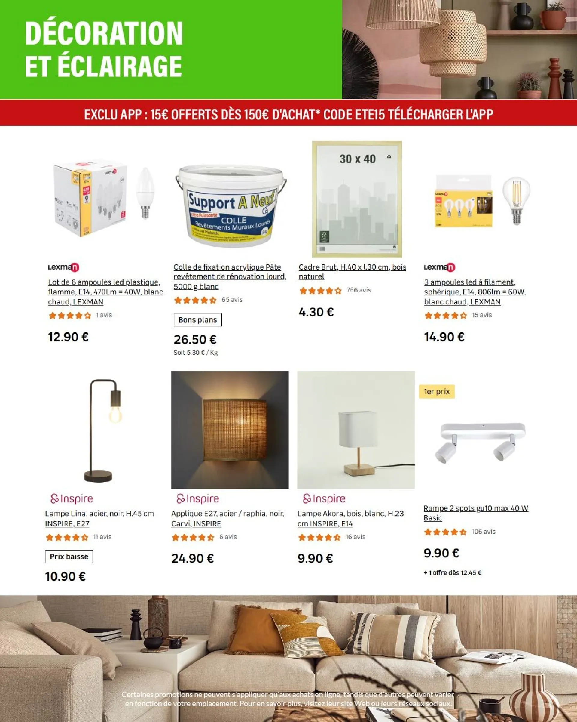 PROMOS DE LEROY MERLIN du 25 juillet au 8 août 2024 - Catalogue page 16