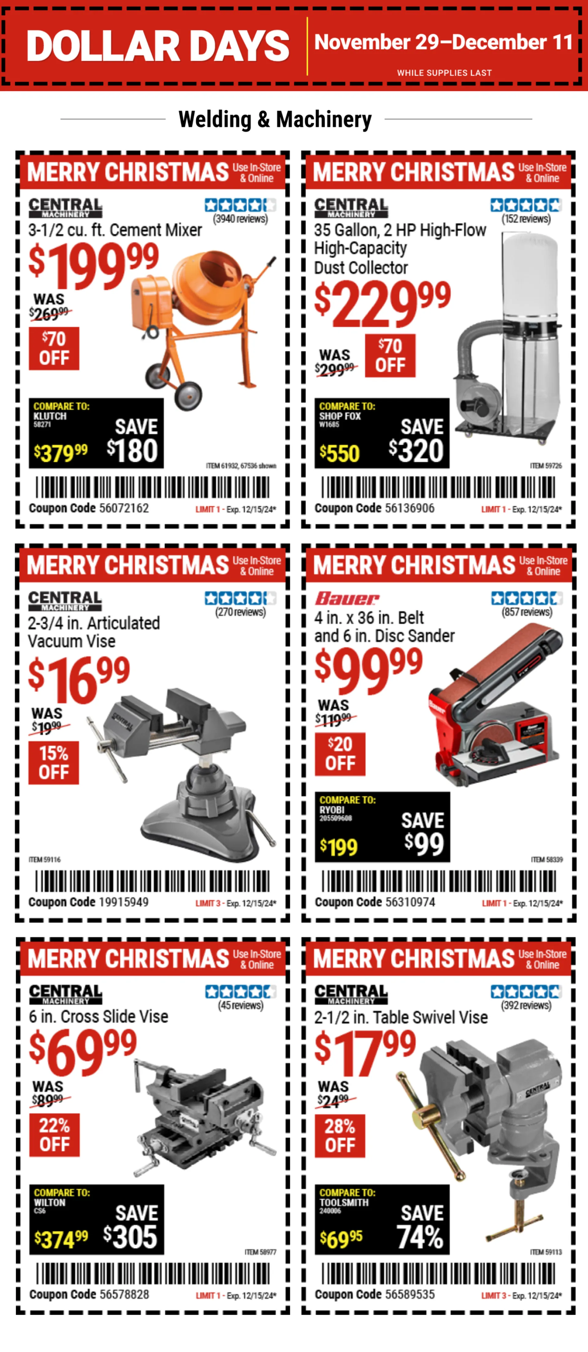 Weekly ad Christmas Coupons from December 9 to December 15 2024 - Page 16