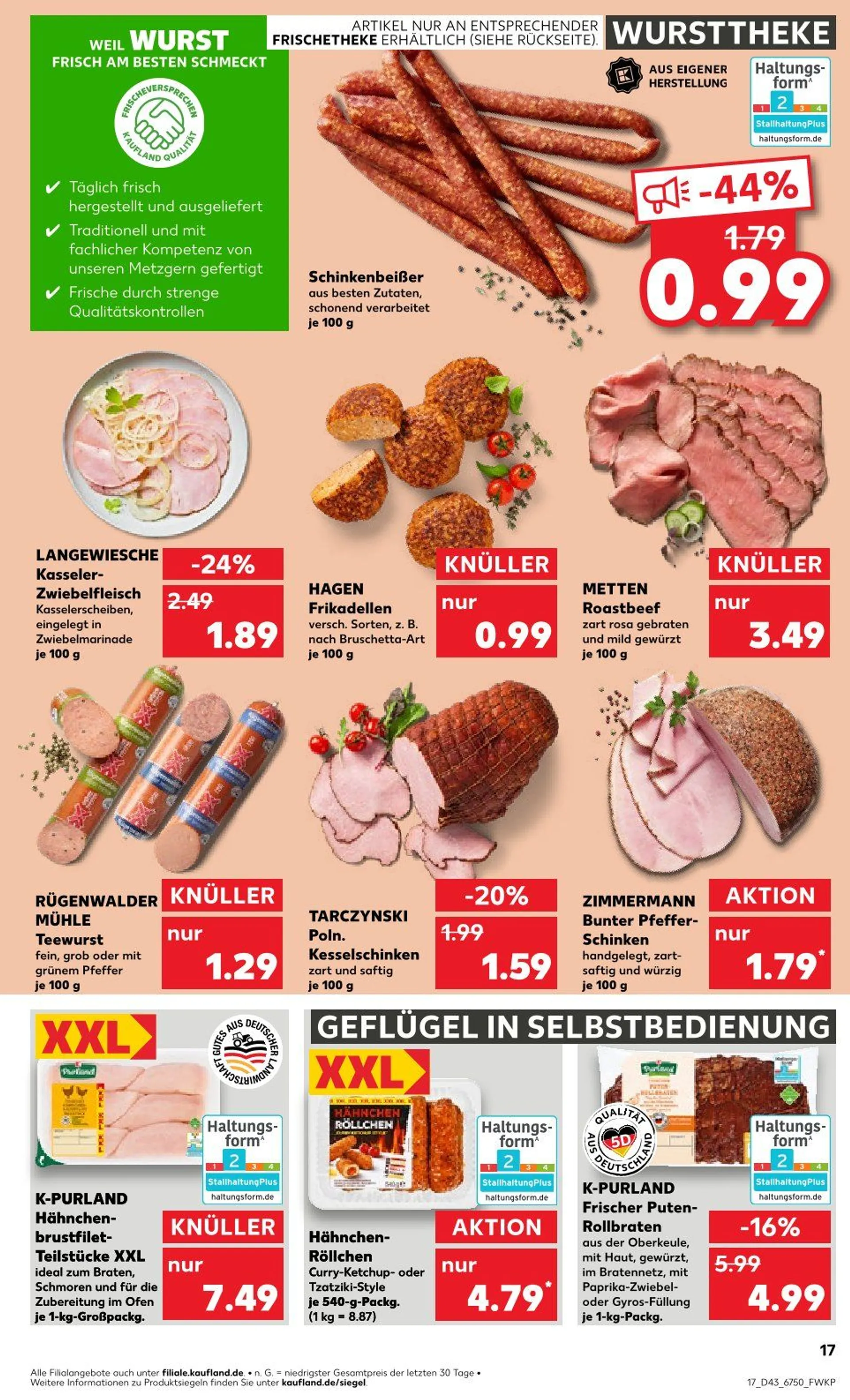 Kaufland Prospekt von 24. Oktober bis 30. Oktober 2024 - Prospekt seite 17