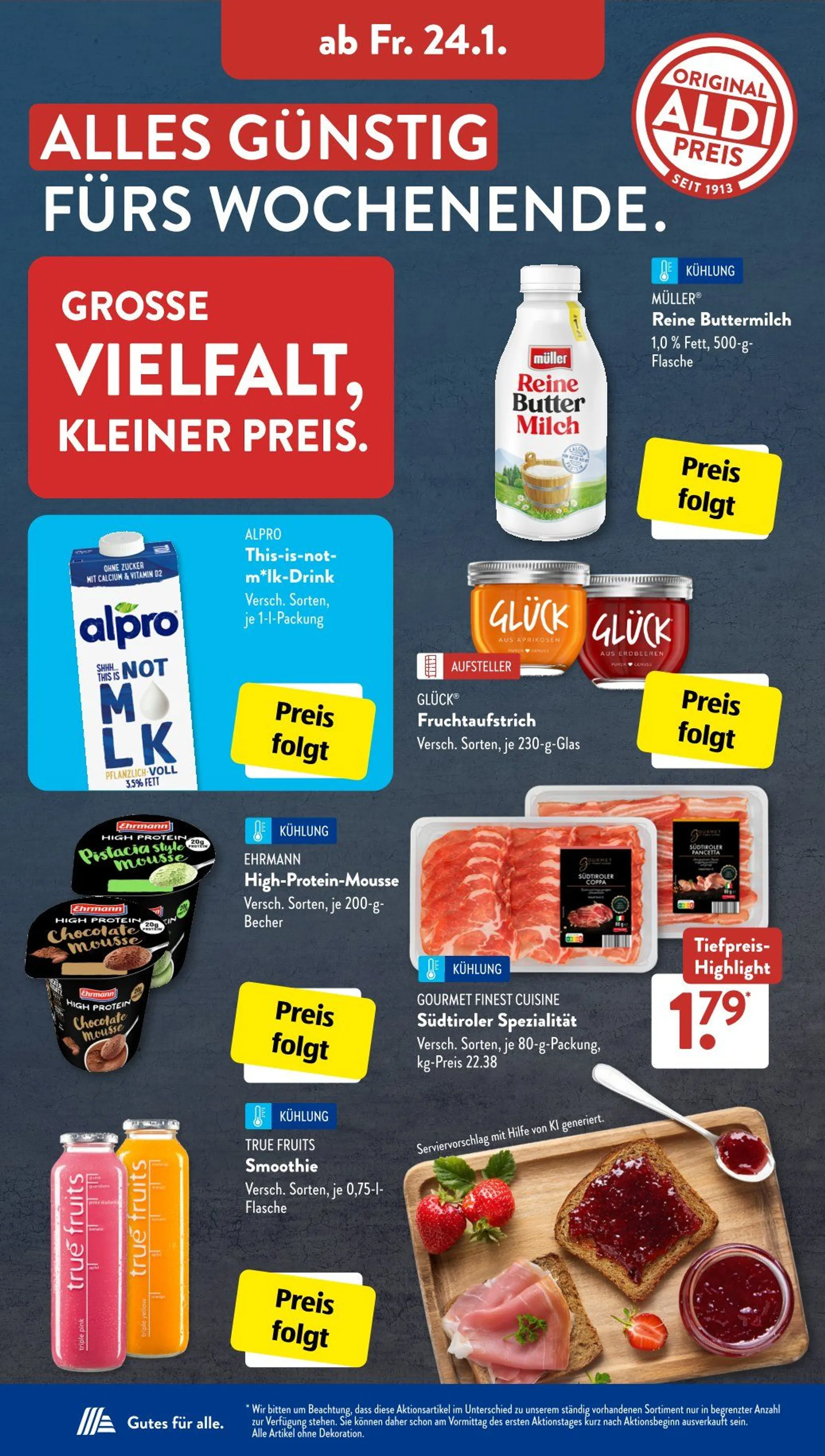 ALDI SÜD Prospekt von 20. Januar bis 25. Januar 2025 - Prospekt seite 17