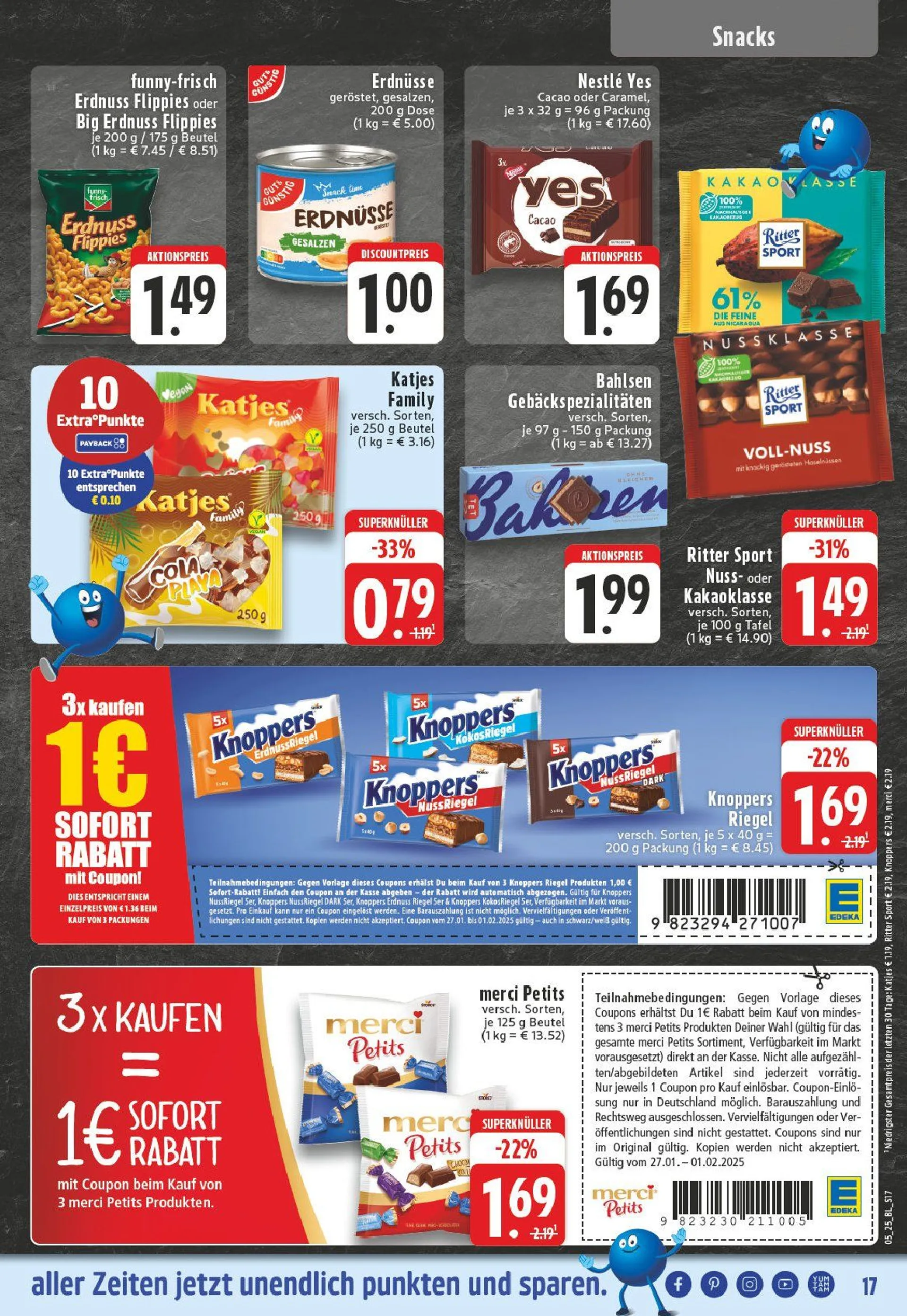 Edeka Prospekt von 27. Januar bis 1. Februar 2025 - Prospekt seite 17