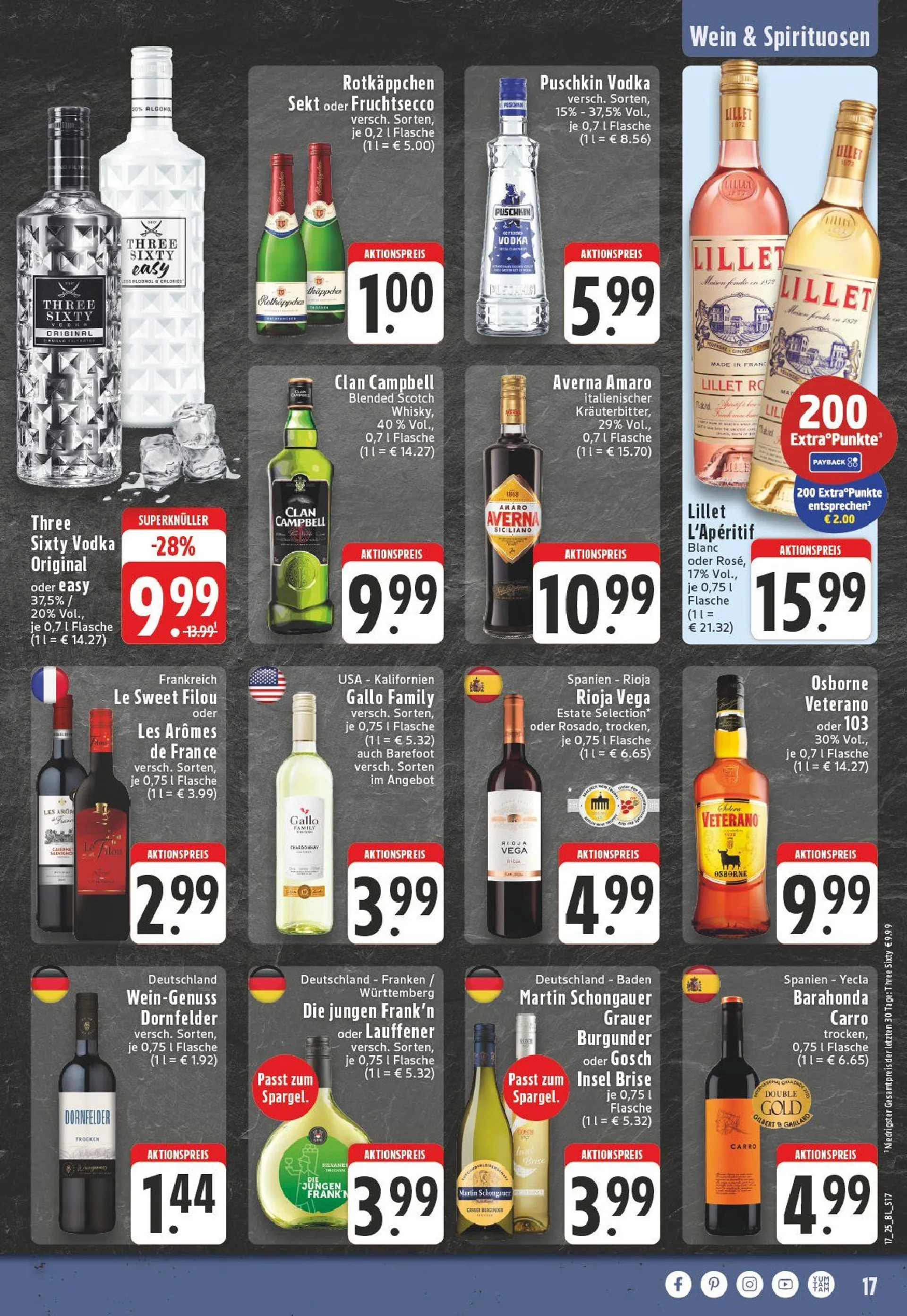 Edeka Prospekt von 21. April bis 26. April 2025 - Prospekt seite 17