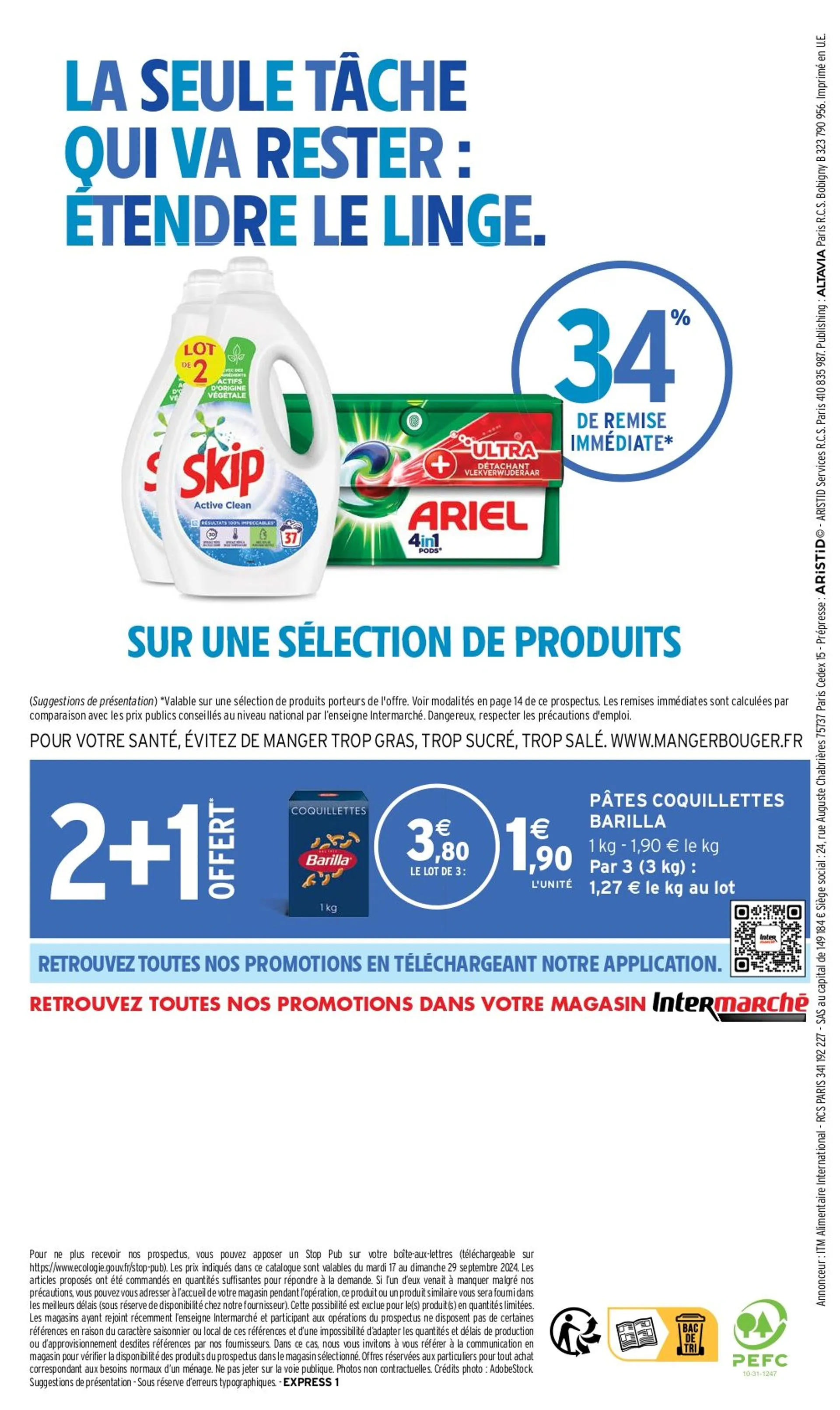 Intermarché Offres de catalogue du 17 septembre au 29 septembre 2024 - Catalogue page 16