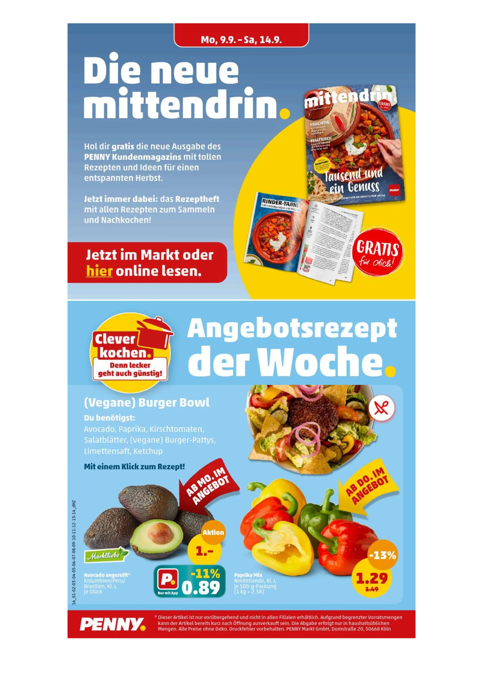 Penny Prospekts Angebote von 9. September bis 14. September 2024 - Prospekt seite 16