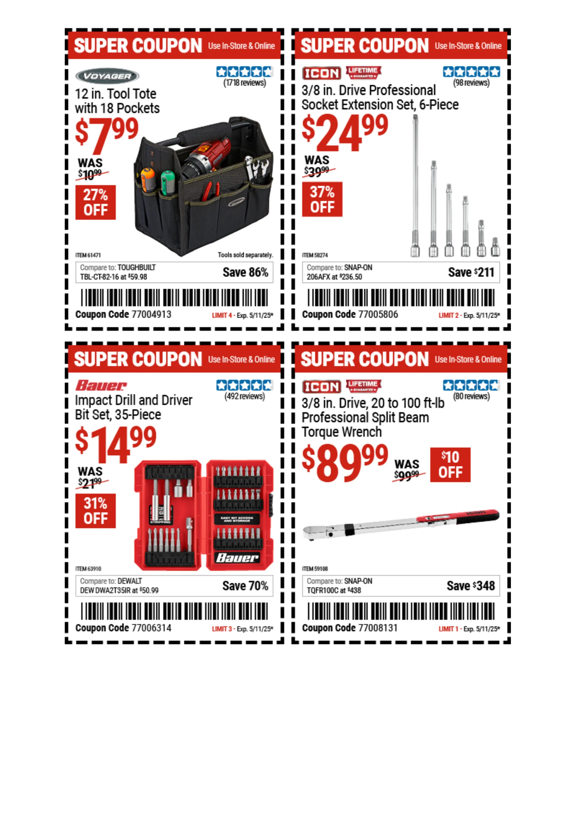 Weekly ad Coupons and Instant Savings  from May 8 to May 22 2025 - Page 16