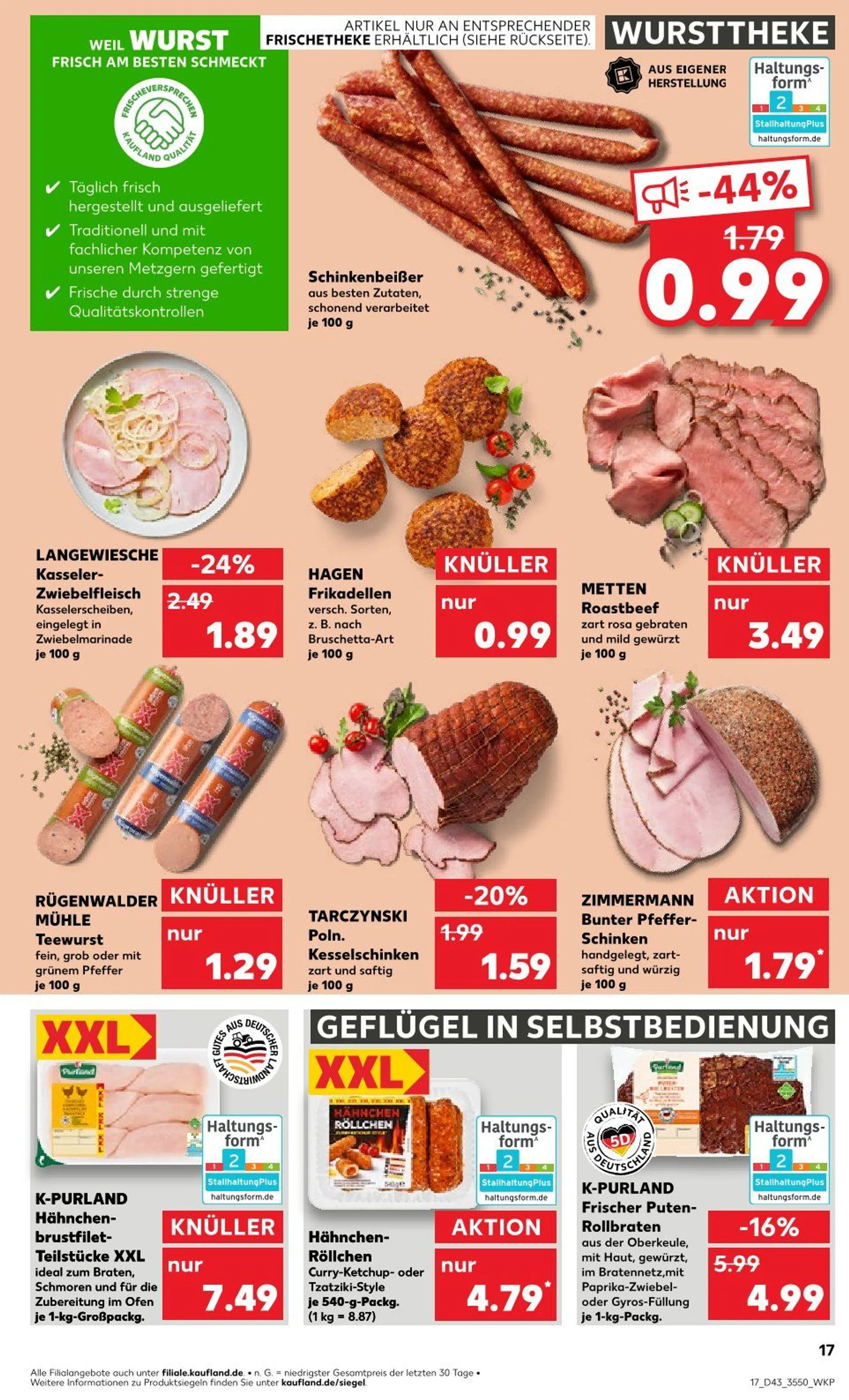 Kaufland Prospekts von 24. Oktober bis 30. Oktober 2024 - Prospekt seite 17