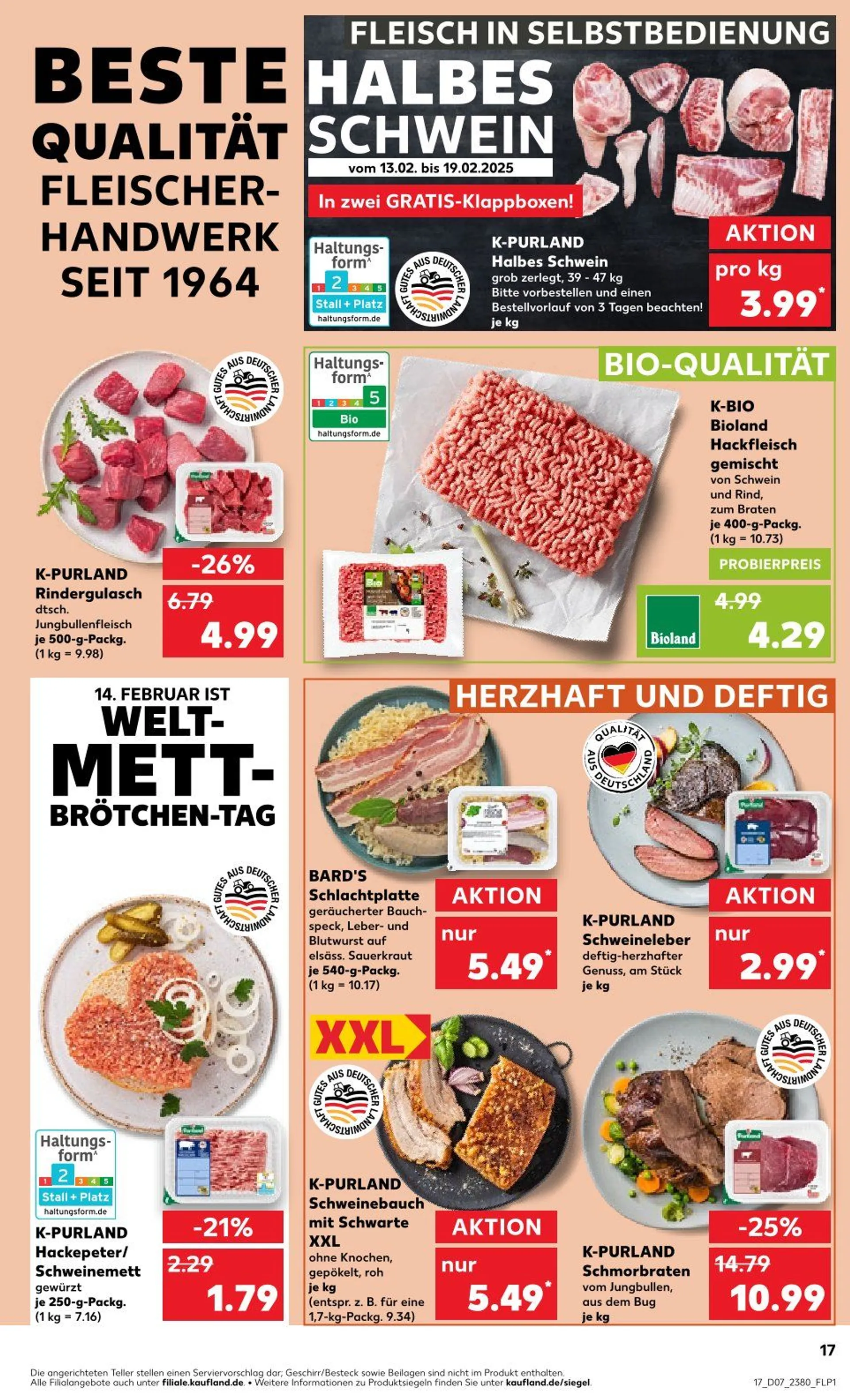 Kaufland Prospekt von 13. Februar bis 19. Februar 2025 - Prospekt seite 17