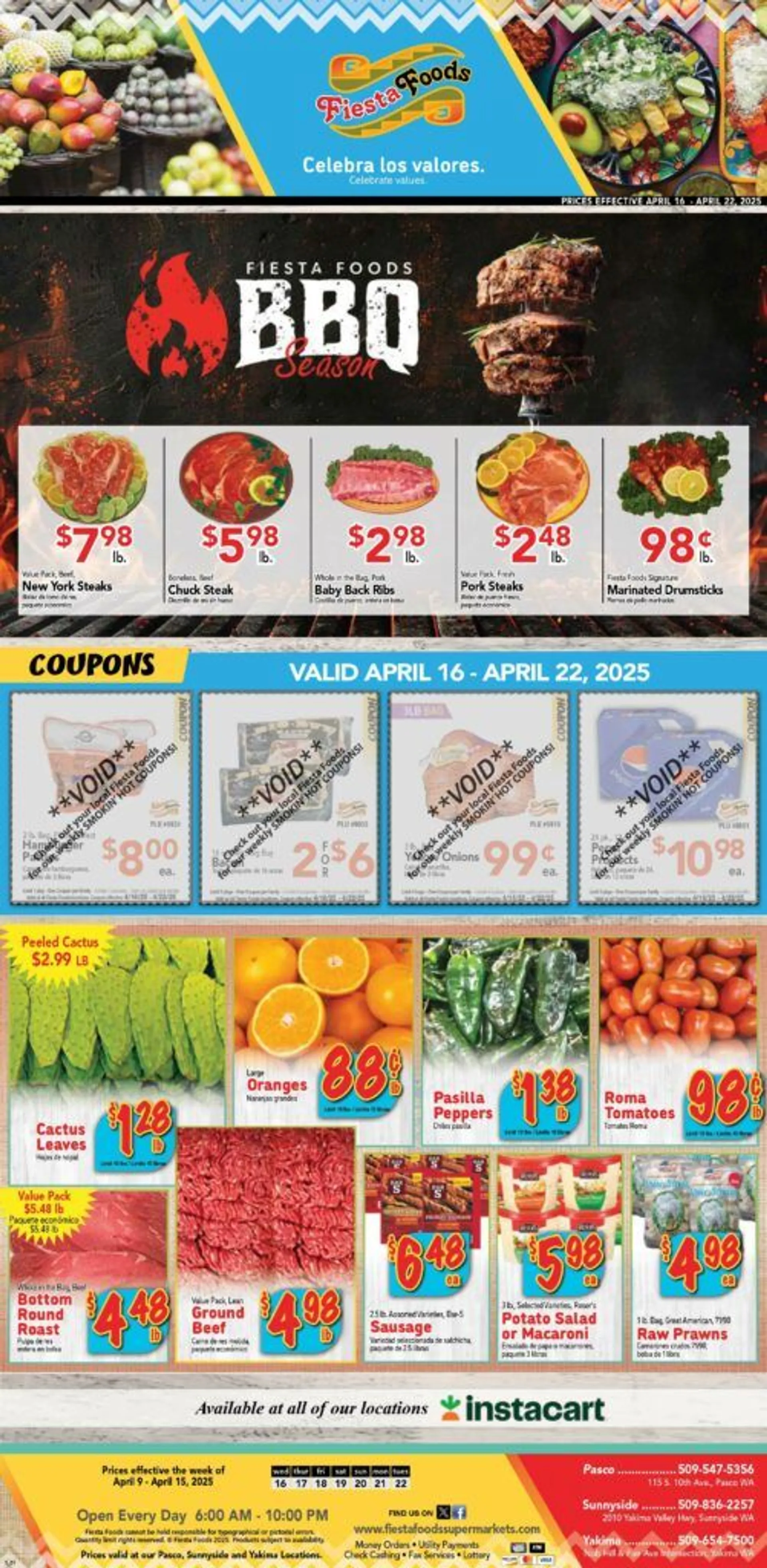 Weekly ad Fiesta Foods SuperMarkets Deals from April 17 to April 22 2025 - Page 