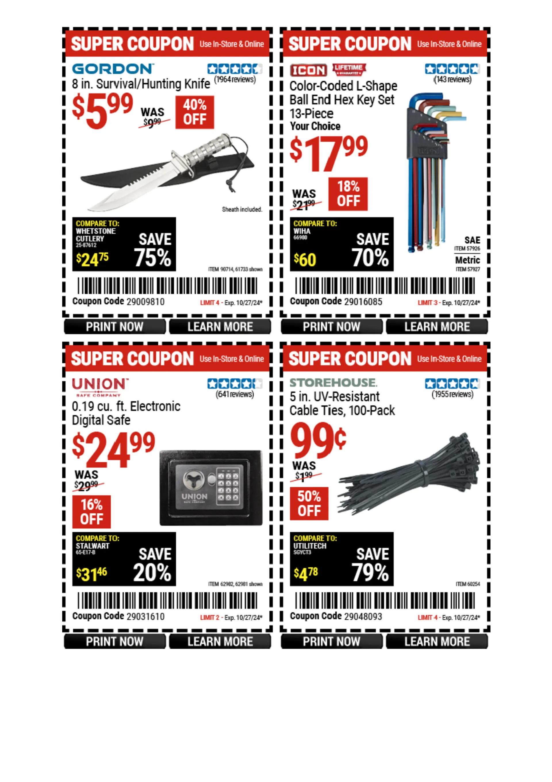 Weekly ad Harbor Freight Weekly Ad from October 21 to October 27 2024 - Page 16