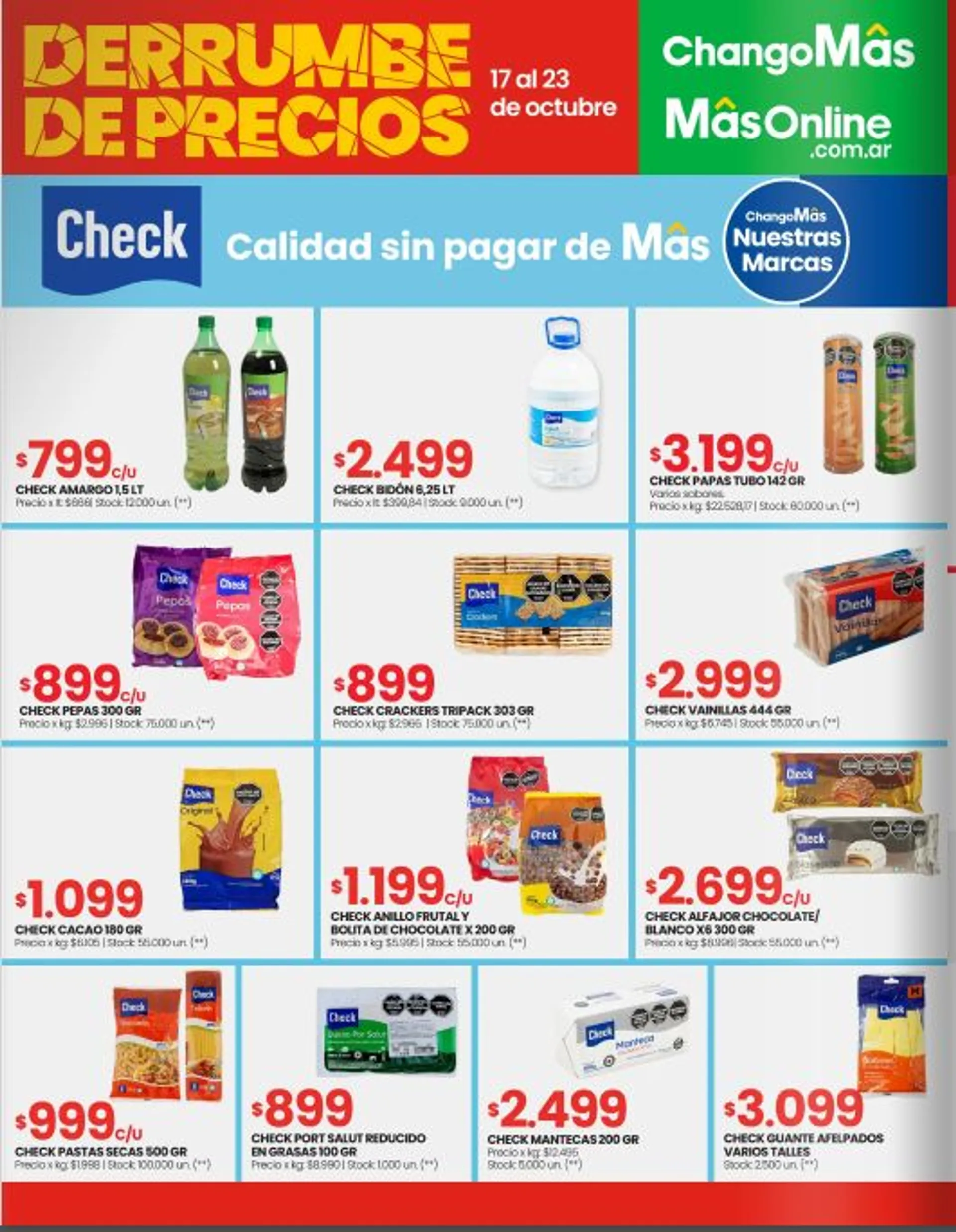 Ofertas de ChangoMas Derrumbre de precios! 18 de octubre al 23 de octubre 2024 - Página 16 del catálogo