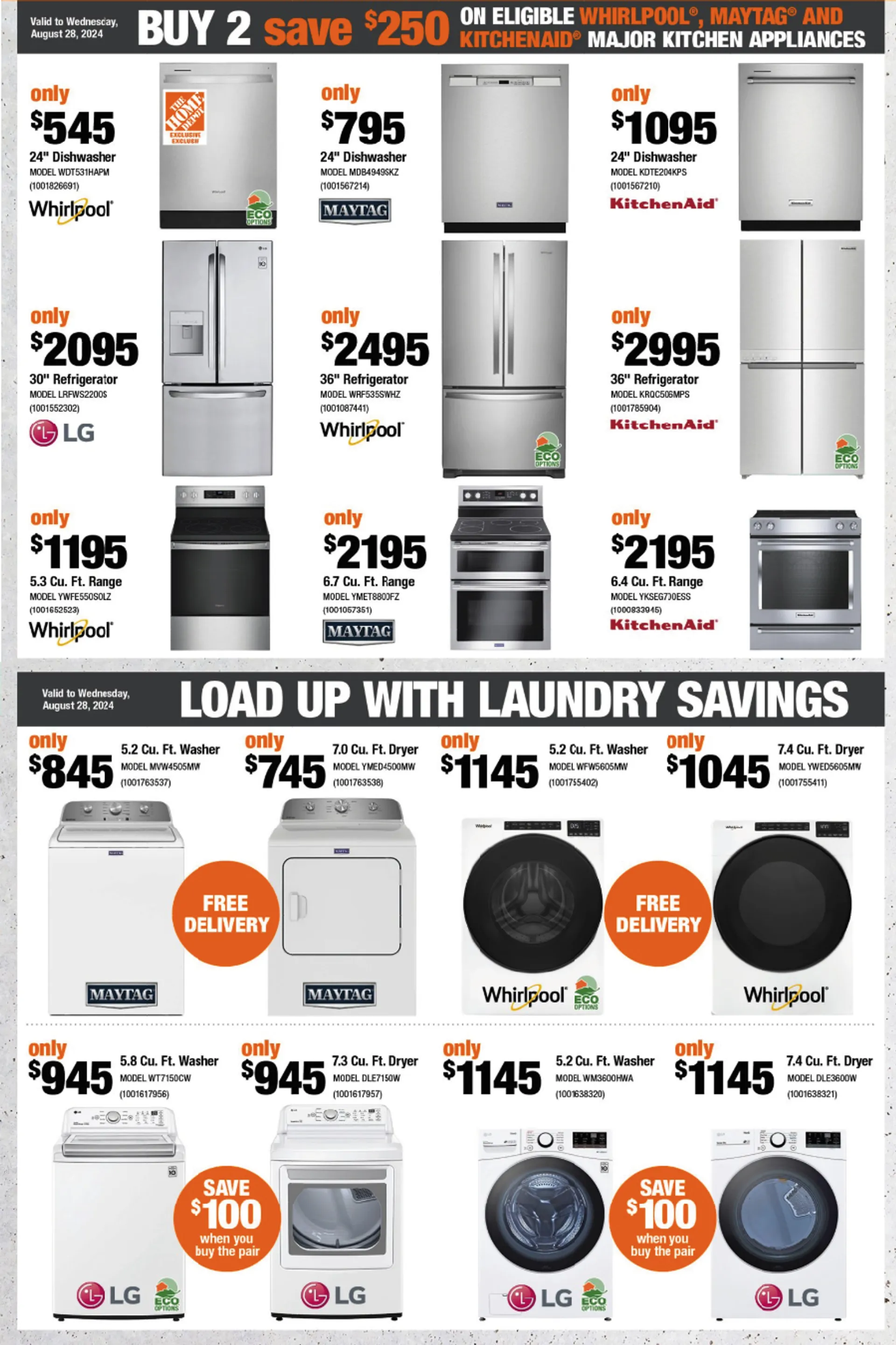 The Home Depot Clearance Sale from August 22 to August 28 2024 - flyer page 16