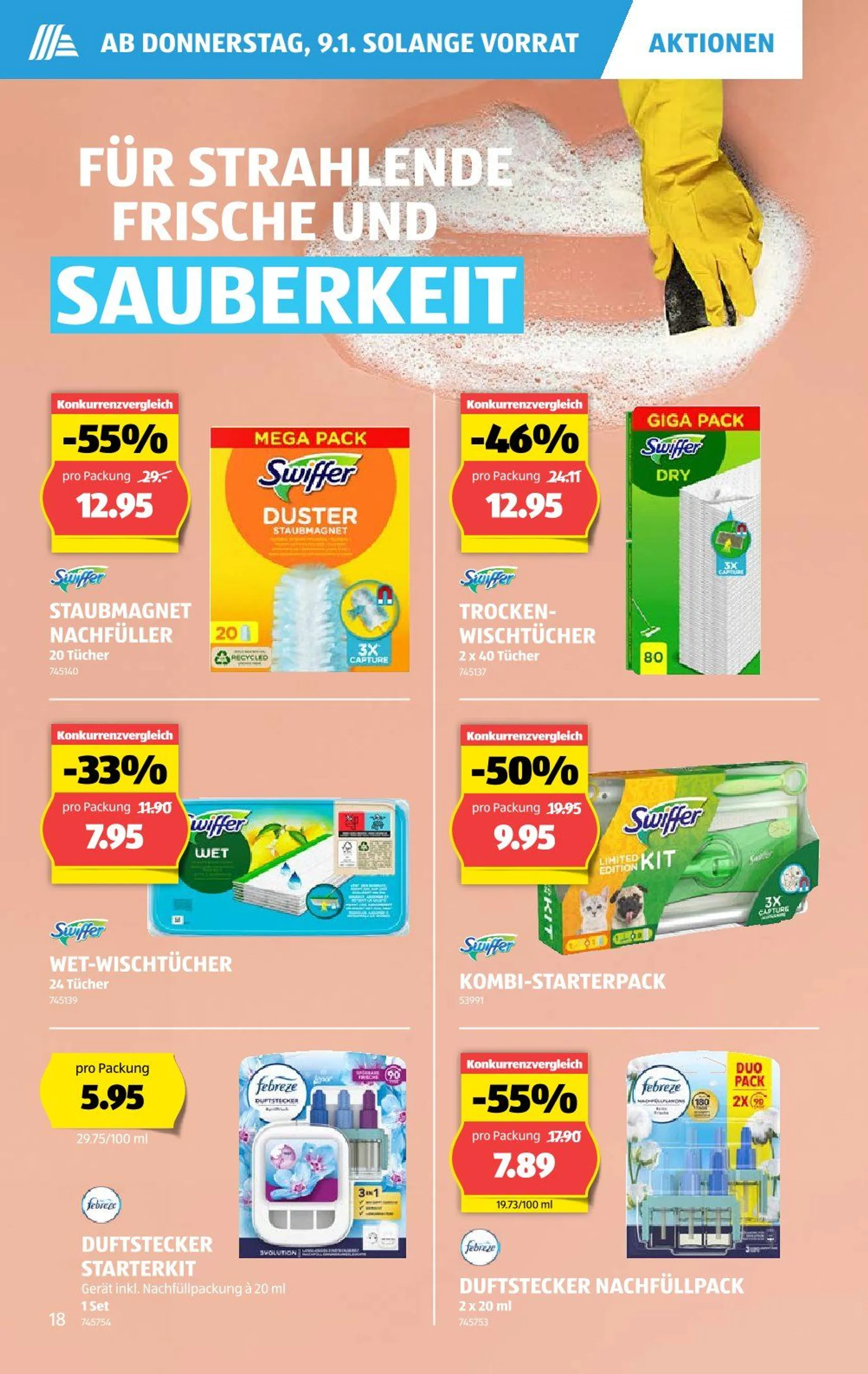 Aldi Prospekte von 16. Januar bis 22. Januar 2025 - Prospekt seite  18