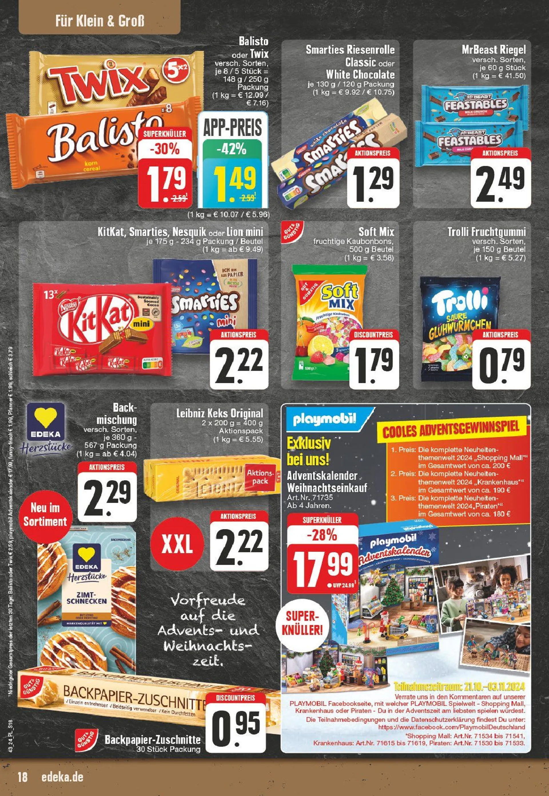 Edeka Prospekt von 21. Oktober bis 26. Oktober 2024 - Prospekt seite 18