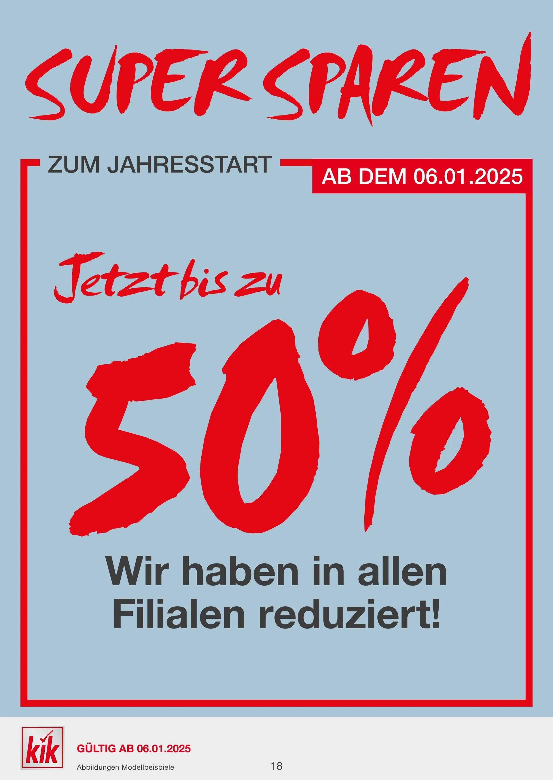 Kik Angebote von 13. Jänner bis 31. Jänner 2025 - Flugblätt seite  18