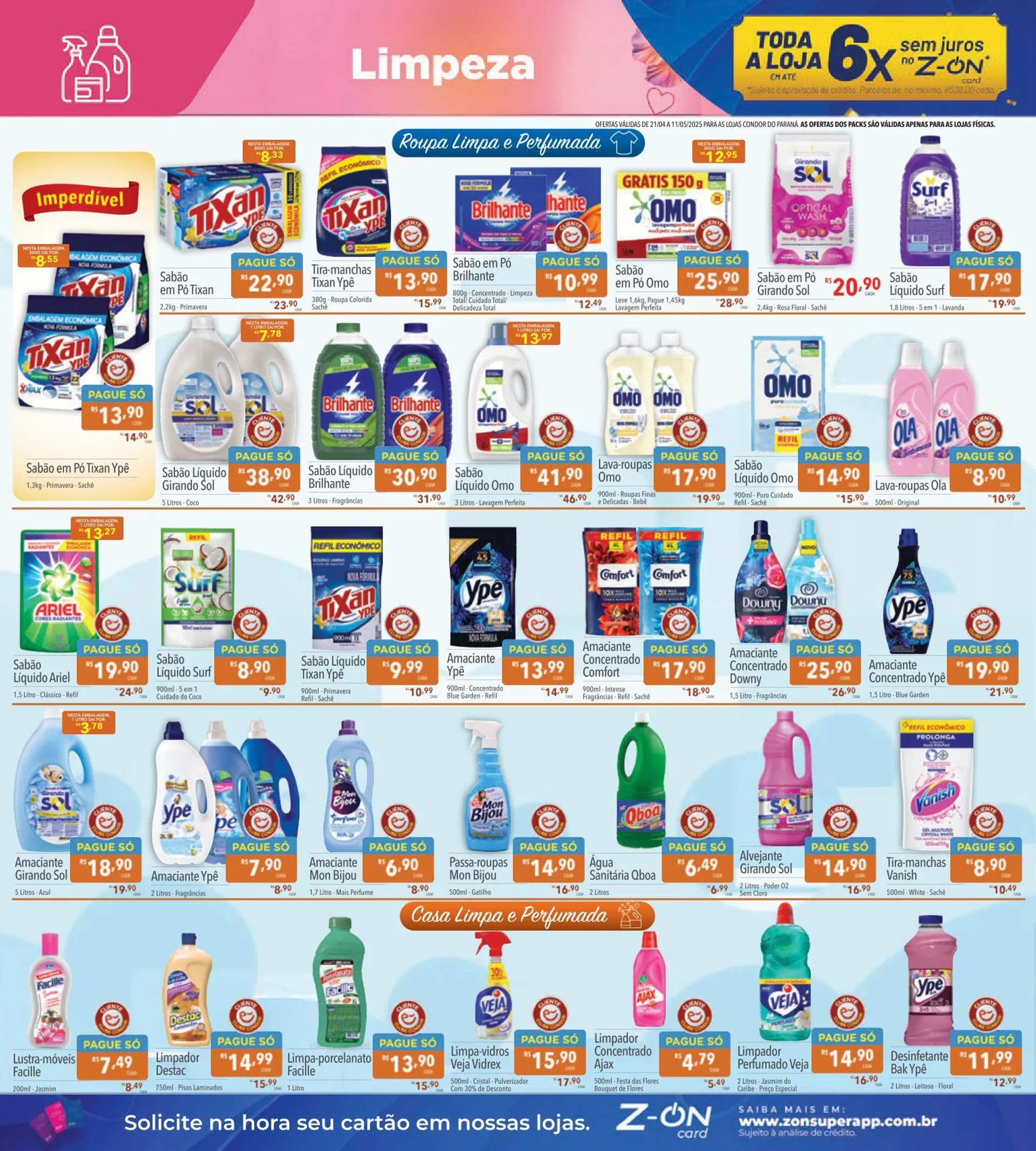 Encarte de Folhetos Supermercados Condor 21 de abril até 14 de maio 2025 - Pagina 18