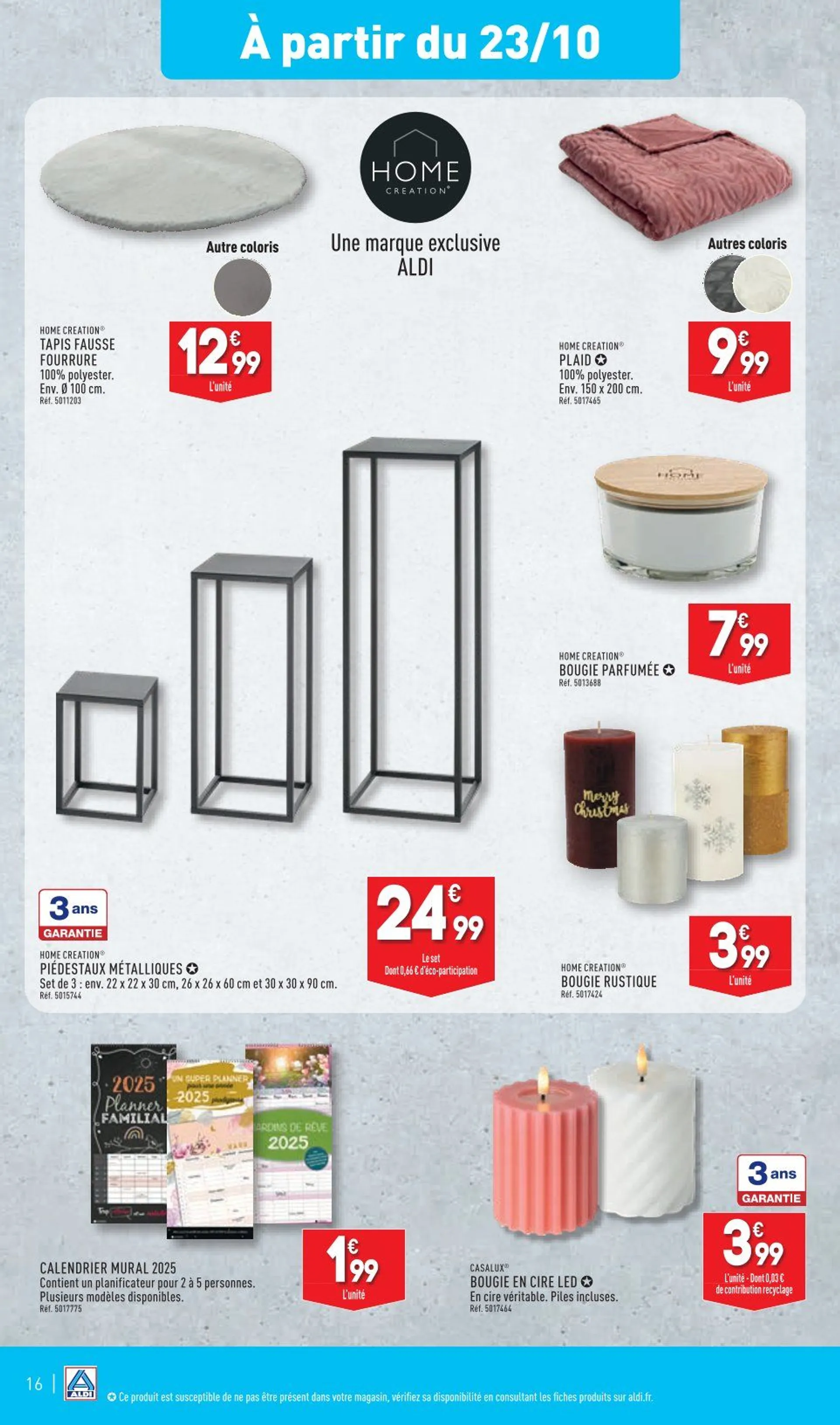 ALDI Brochures Offres du 22 octobre au 28 octobre 2024 - Catalogue page 18