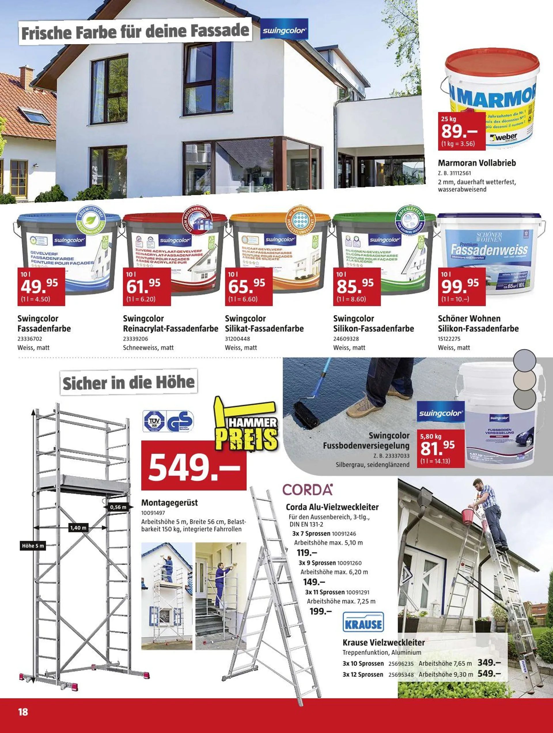 Aktionen im Bauhaus Prospekte von 24. Februar bis 23. März 2025 - Prospekt seite  18