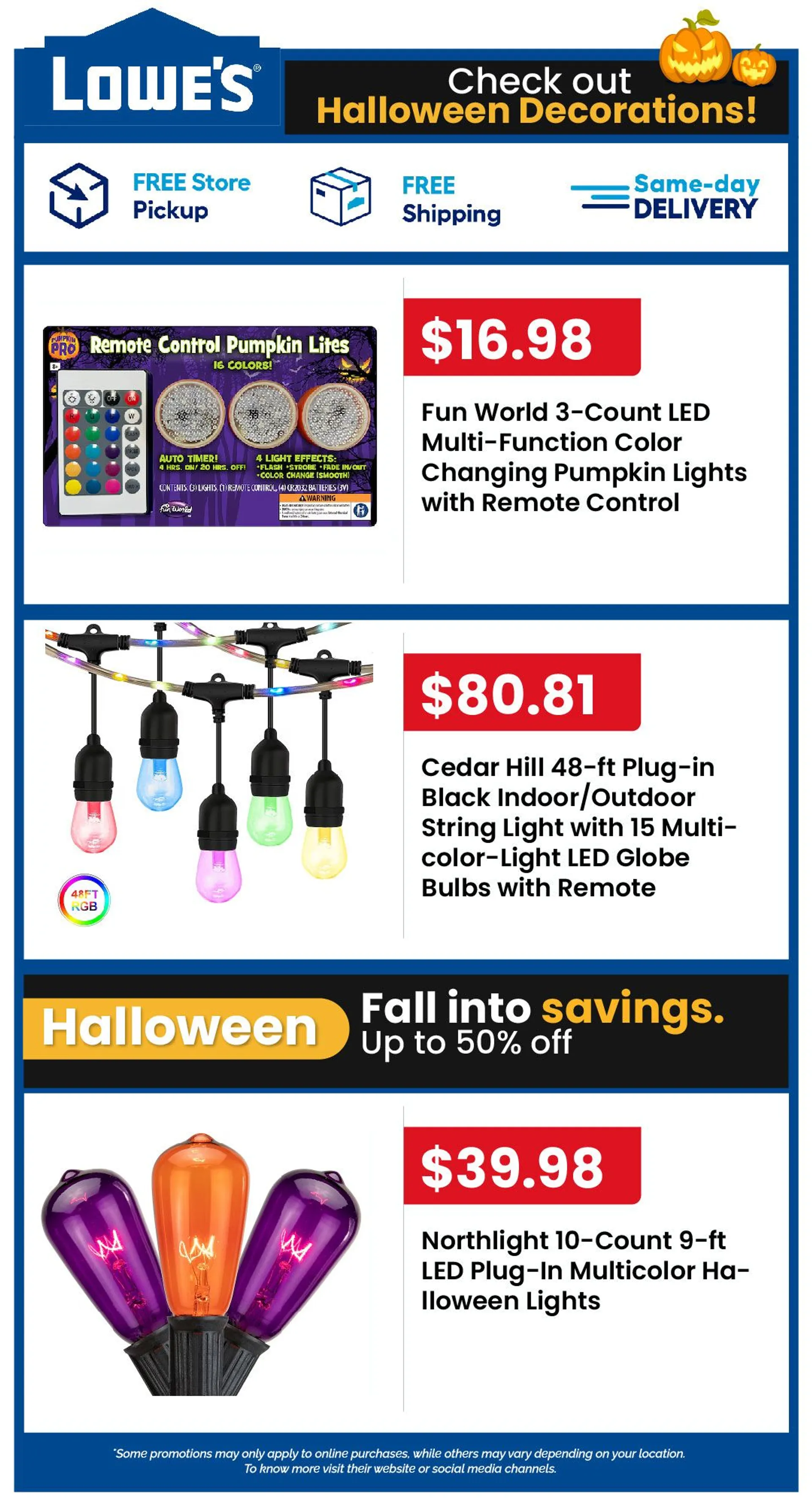 Weekly ad Lowe's Halloween sales from September 27 to October 31 2024 - Page 17